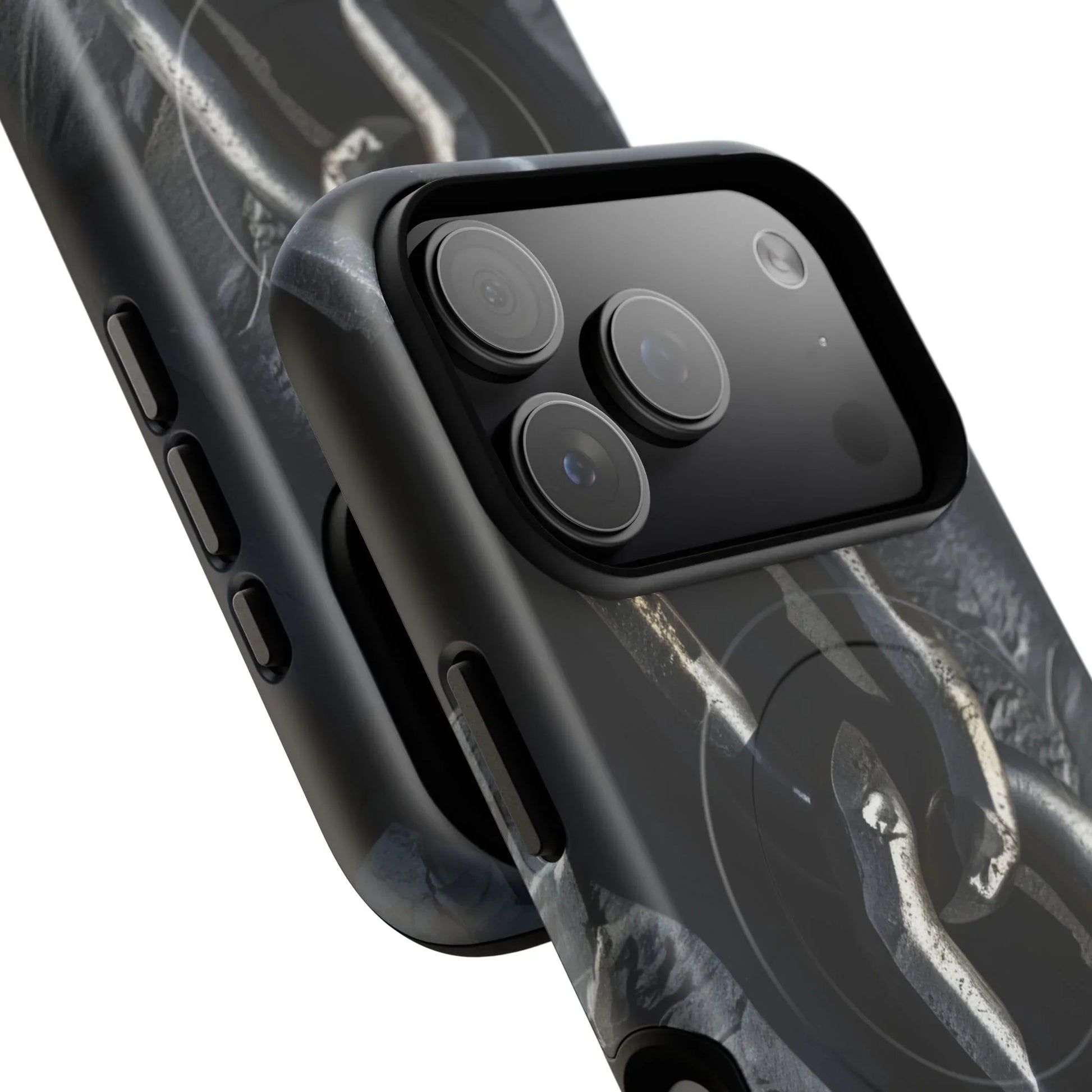 “Iron Chain” Tough Magnetic Phone Case for iPhone 13-17 - KARARMDESIGN
