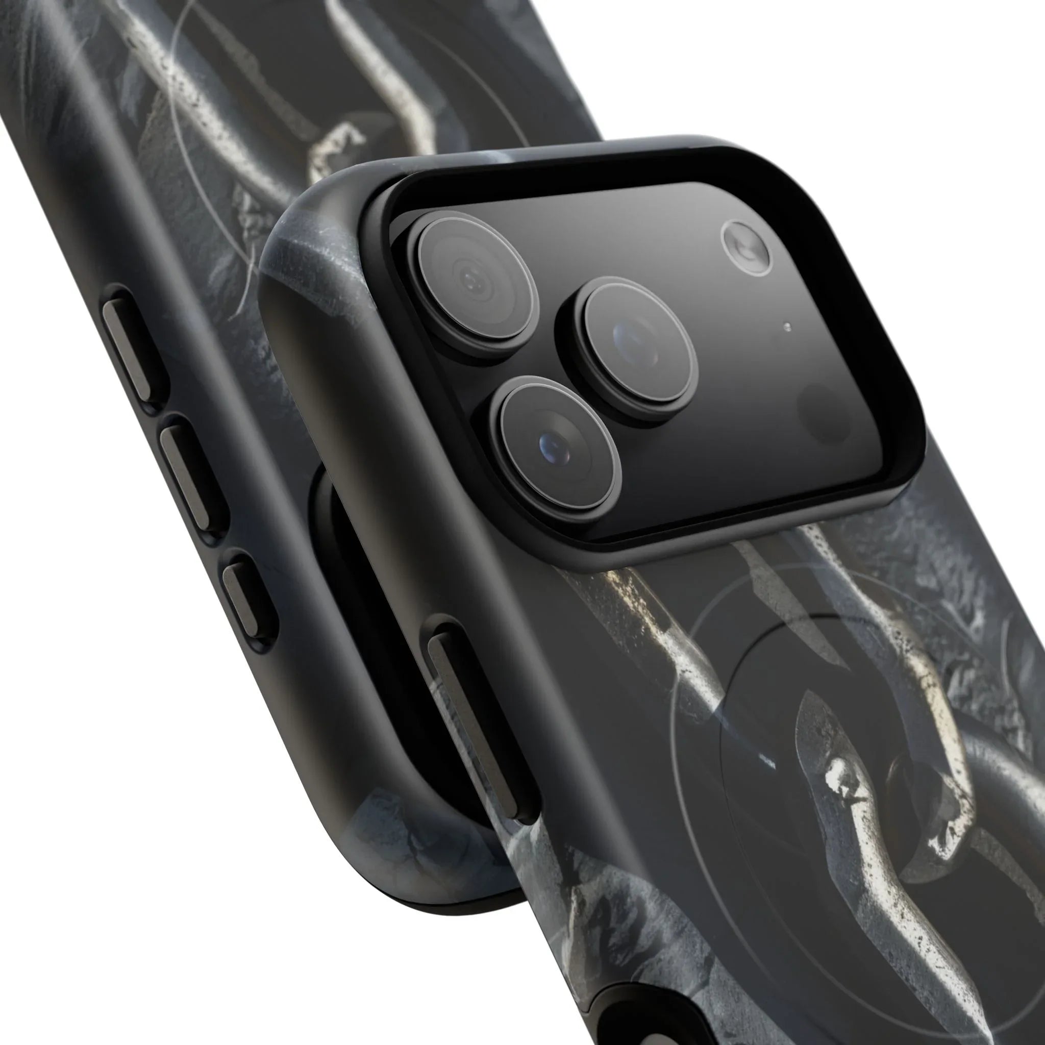 “Iron Chain” Tough Magnetic Phone Case for iPhone 13-17 - KARARMDESIGN