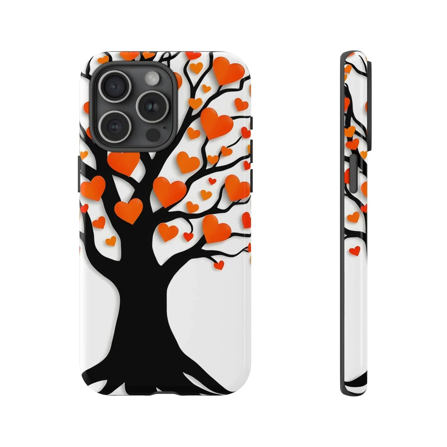 Heart Design Phone Case for iPhone 8–16 and Galaxy S10–S25 Models - KarArmDesign