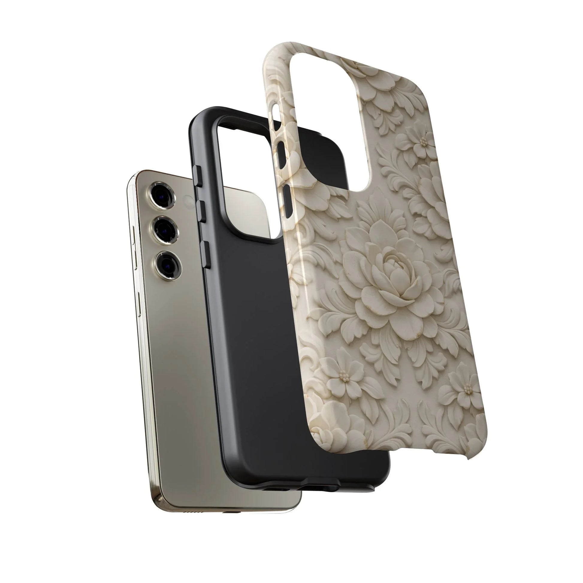 Soft Bloom Phone Case for iPhone 11-17 and Galaxy S10-S25 - KARARMDESIGN