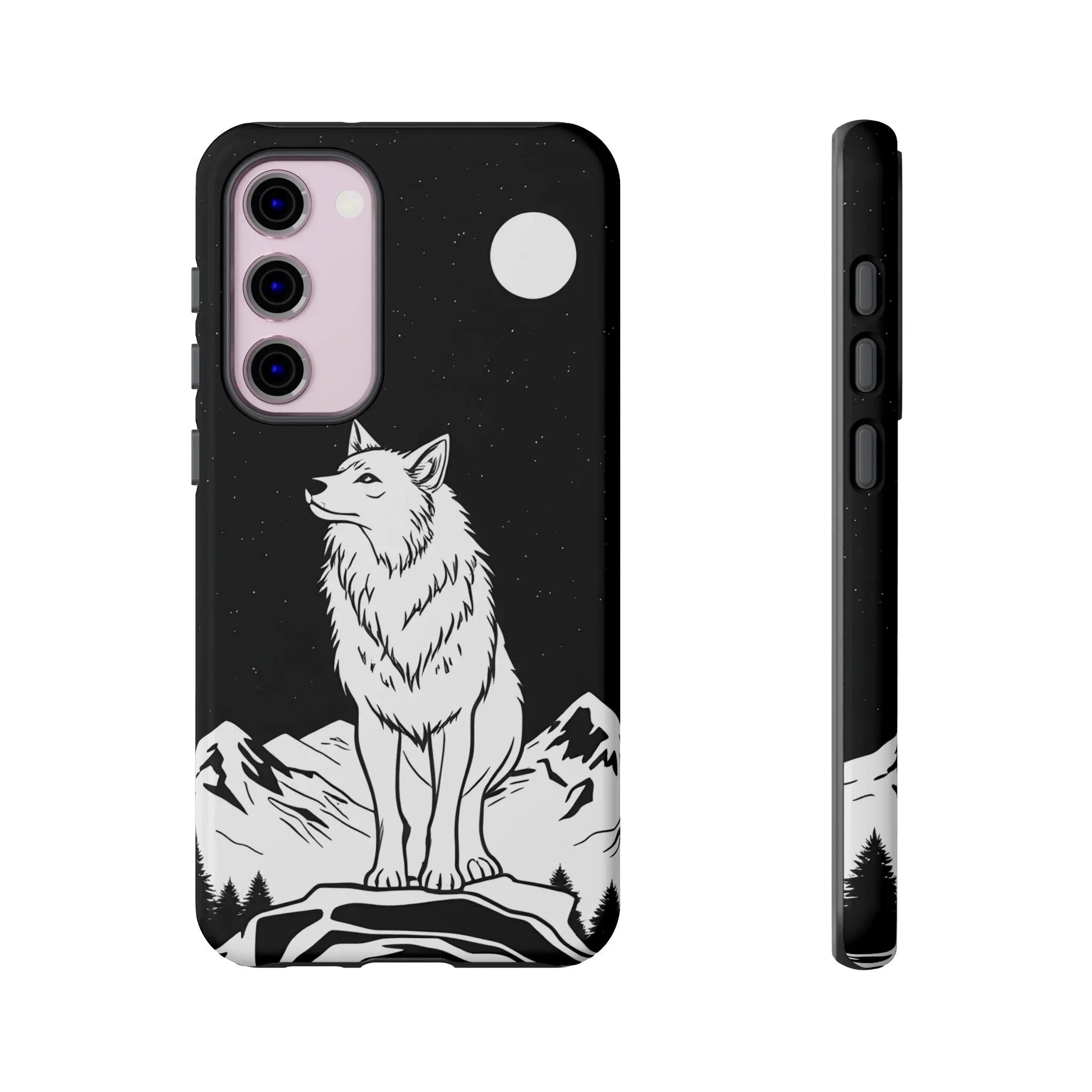 Majestic Wolf Phone Case for iPhone and Galaxy - KARARMDESIGN