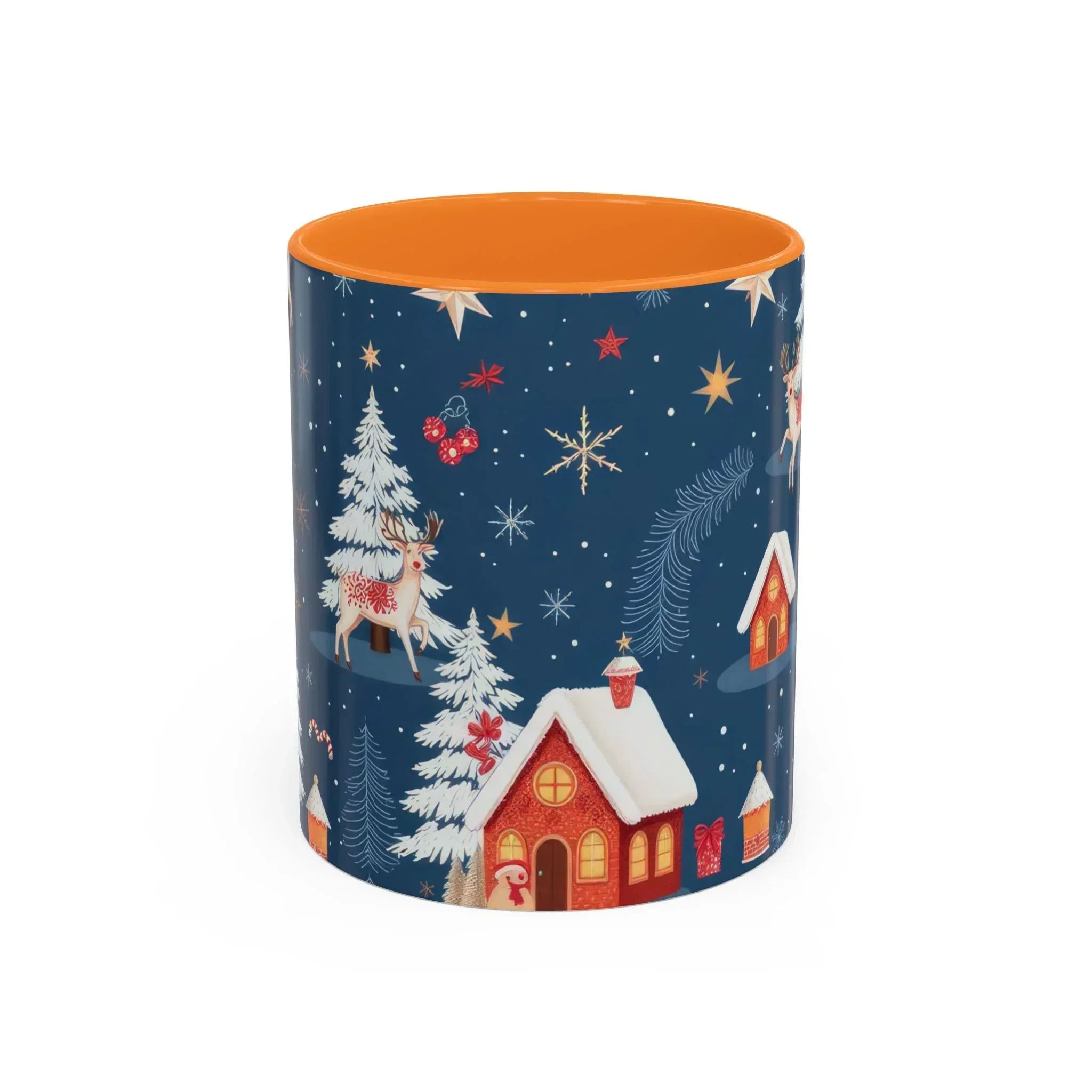 Dark Blue Christmas Mug - Colorful Mugs (11oz, 15oz) - KARARMDESIGN