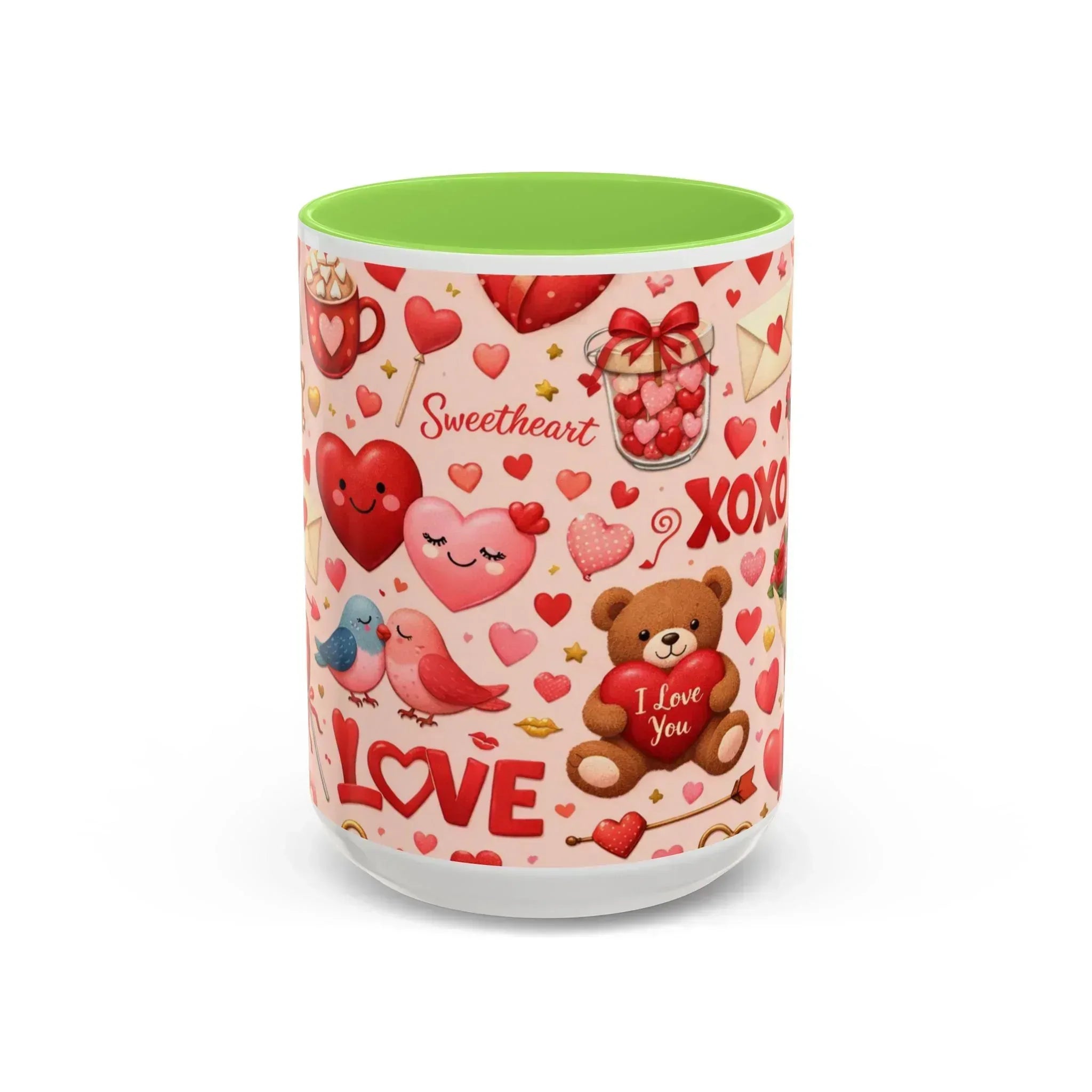 Sweetheart Love Mug - Colorful Mugs (11oz, 15oz) - KARARMDESIGN