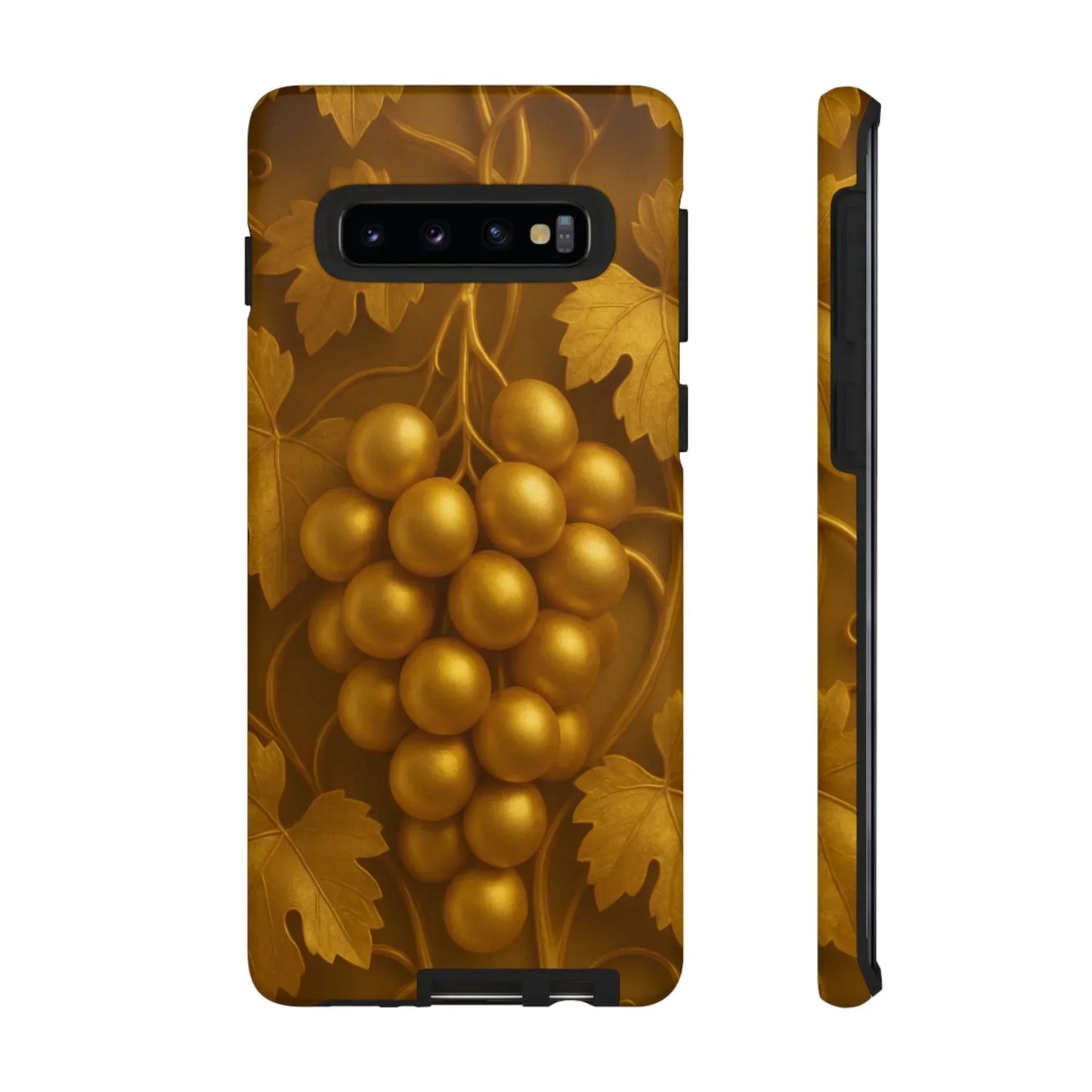 Golden Grapes Phone Case for Samsung Galaxy S10-S25 Models - KarArmDesign