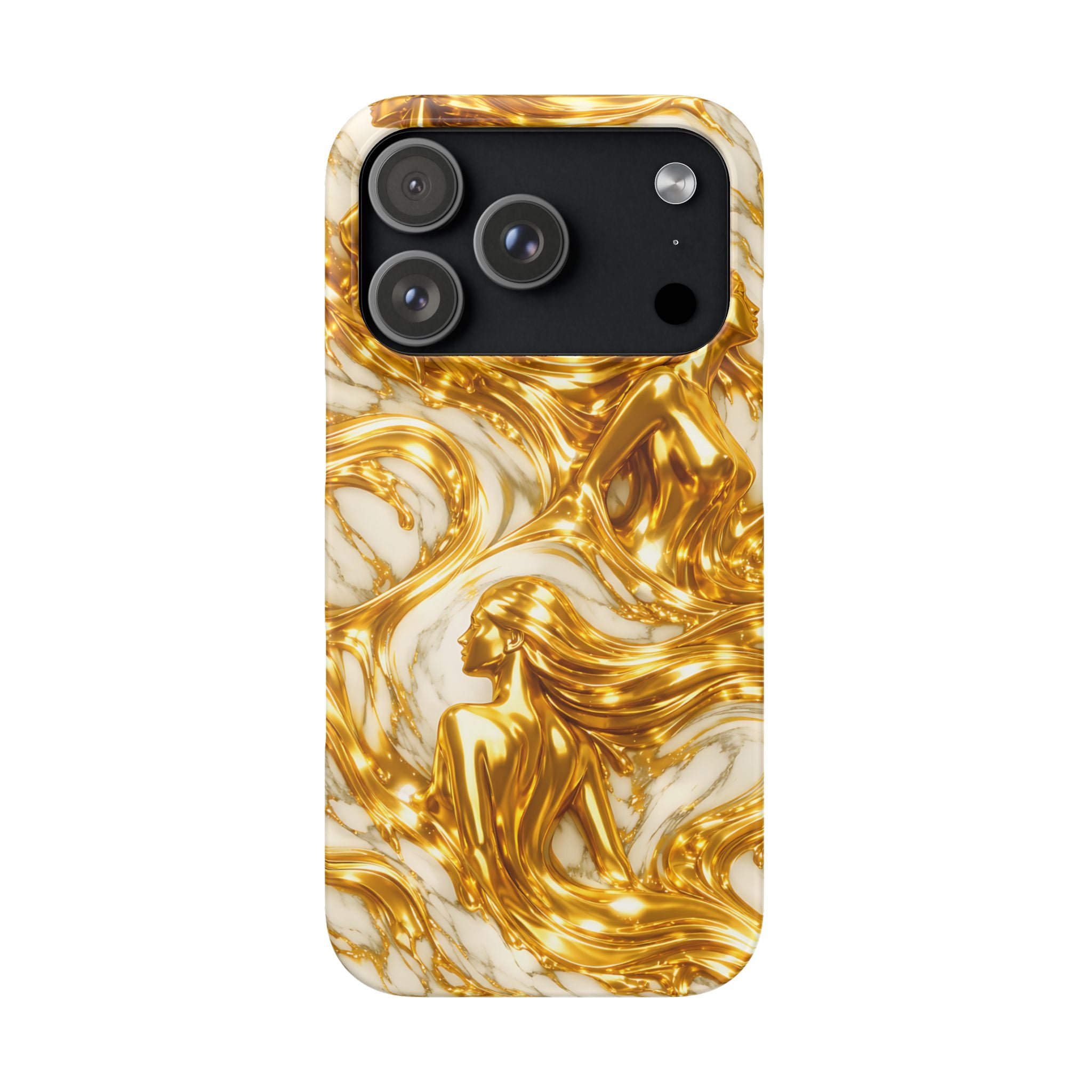 Divine Gold Woman Snap Phone Case for iPhone & Galaxy