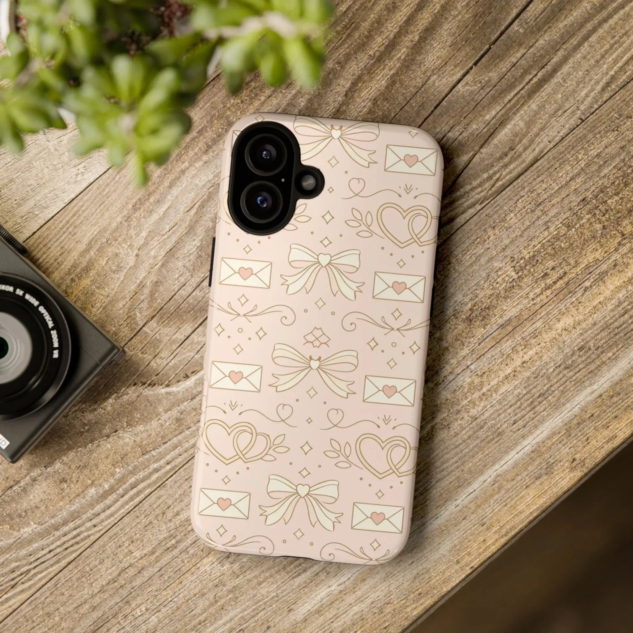 Sweet Romance Tough Phone Case for iPhone 11–17 & Galaxy S10–S25 - KARARMDESIGN