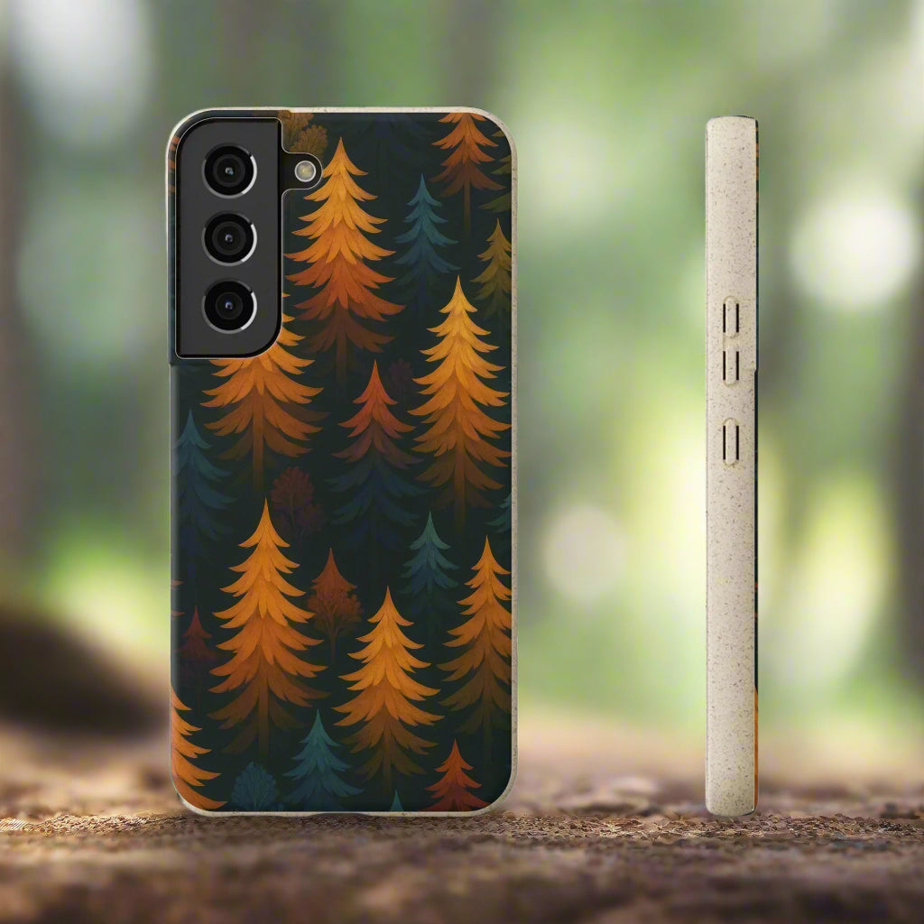 Eco Forest Biodegradable Phone Case for iPhone 11-16 and Samsung Galaxy S20-S22 Models - KarArmDesign