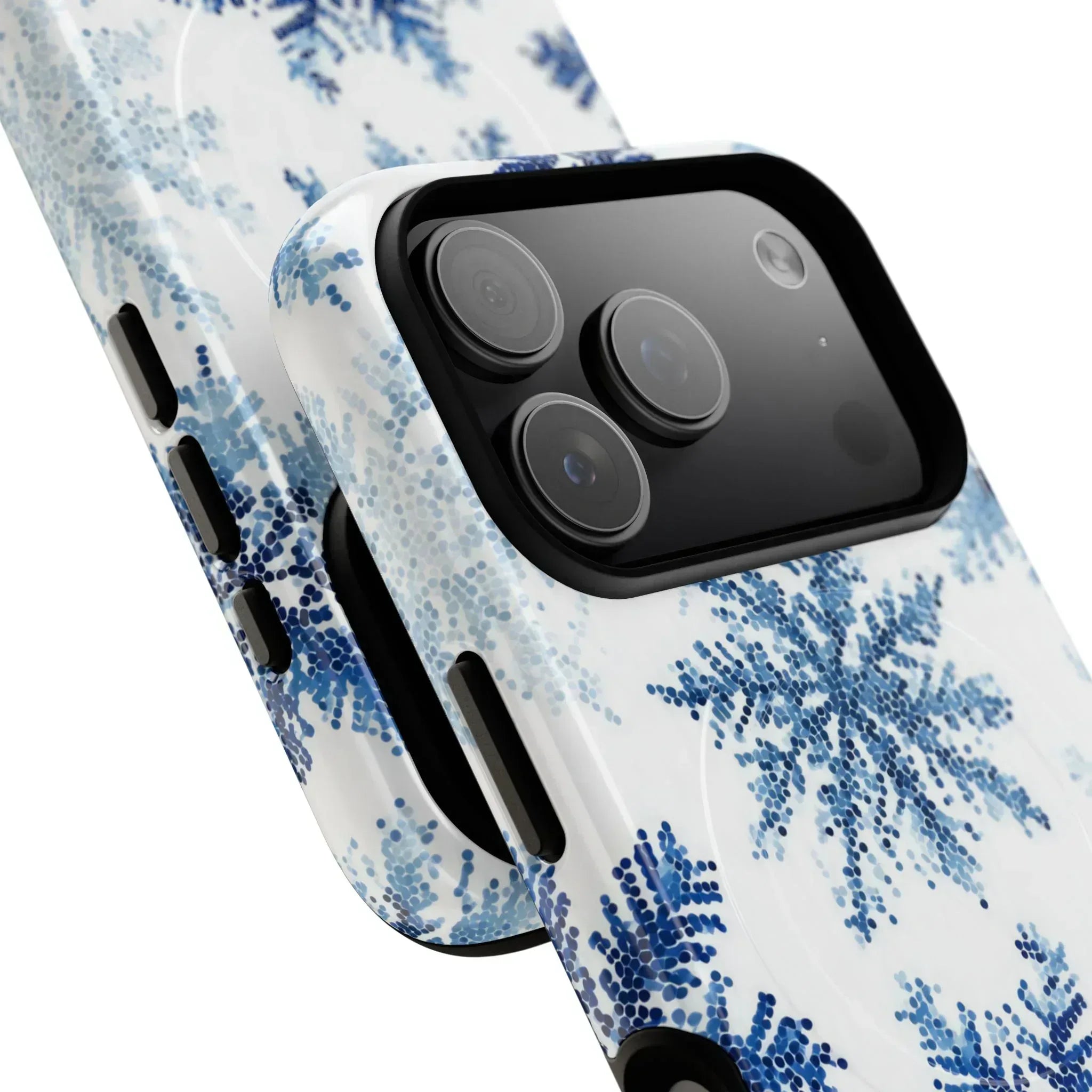 Snowflake Elegance Phone Case for iPhone 13-17 - KARARMDESIGN