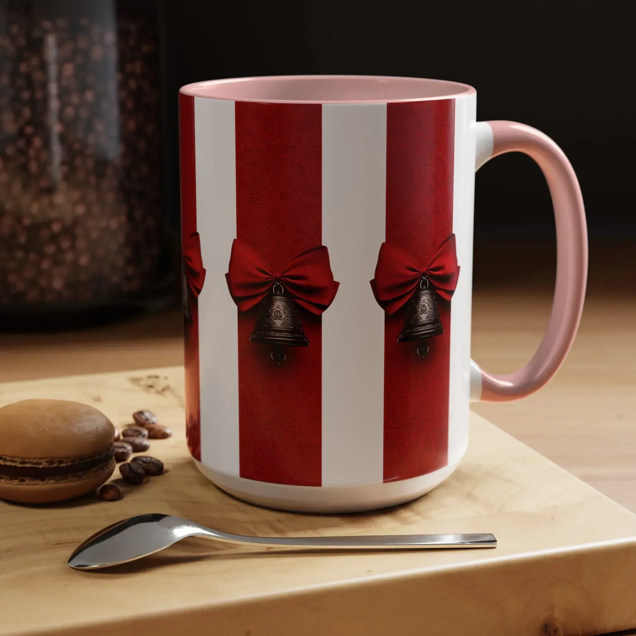 Holiday Bells Mug - Accent Coffee Mug (11, 15oz) - KARARMDESIGN