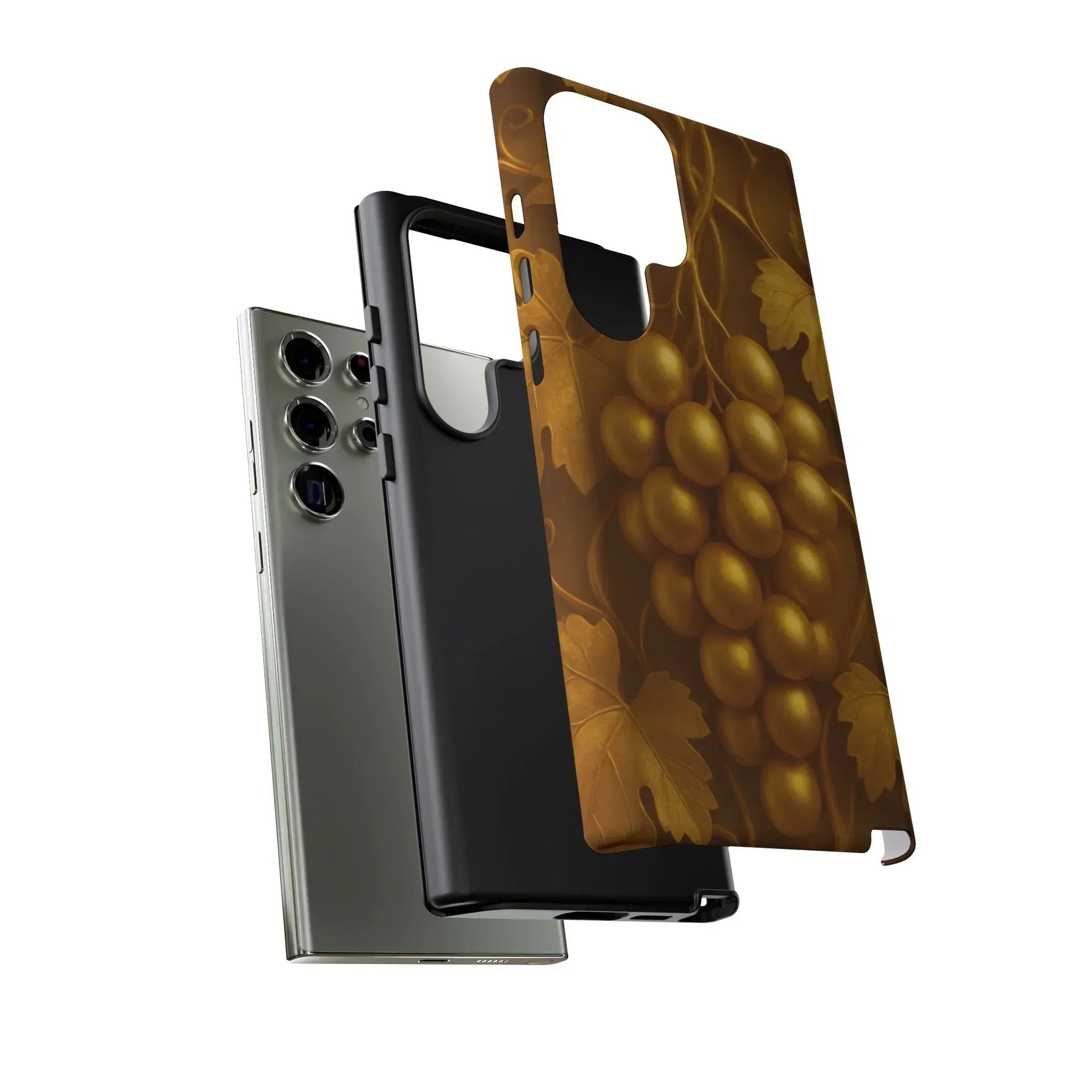 Golden Grapes Phone Case for Samsung Galaxy S10-S25 Models - KarArmDesign