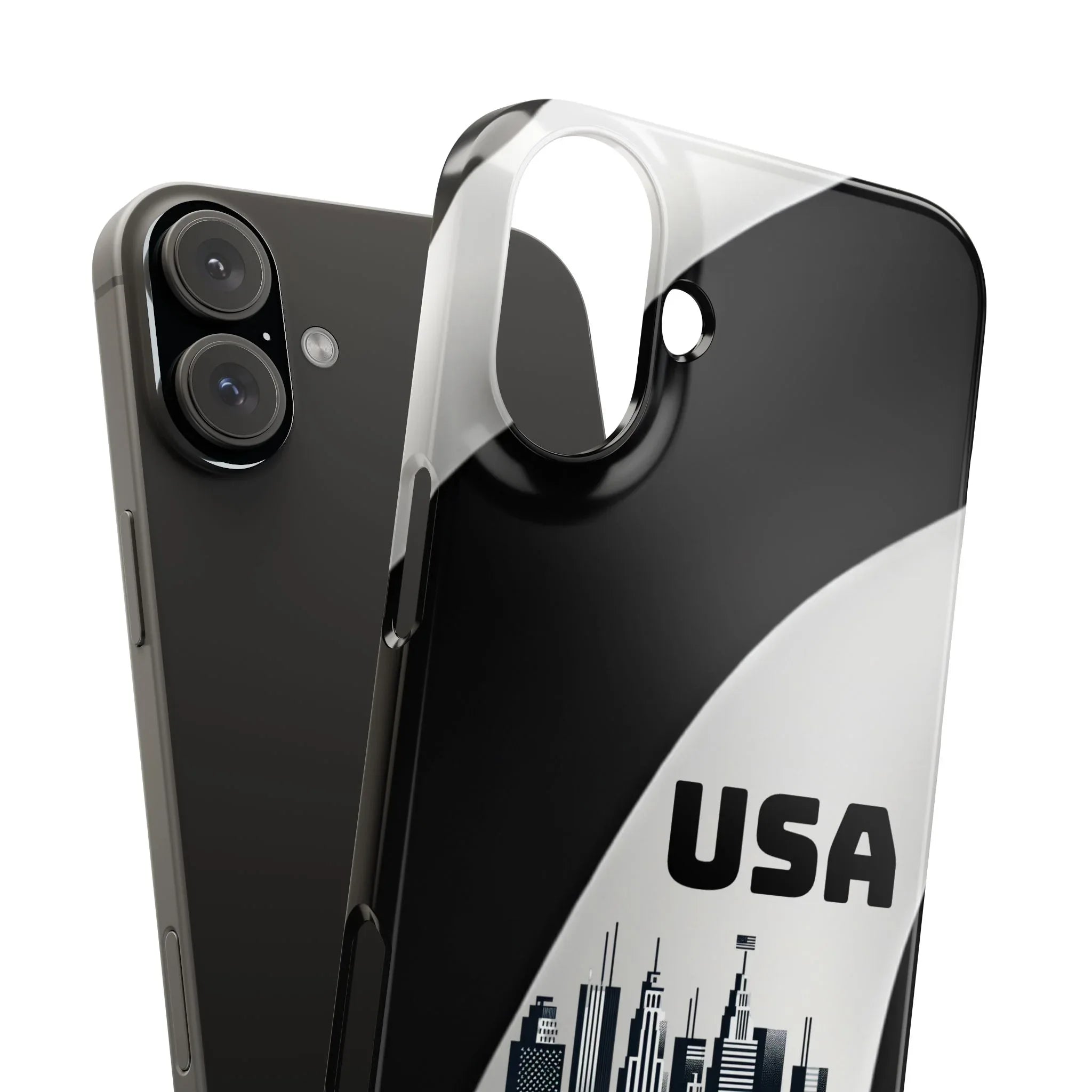 Monochrome New York City Phone Case for iPhone, Galaxy & Pixel - KARARMDESIGN