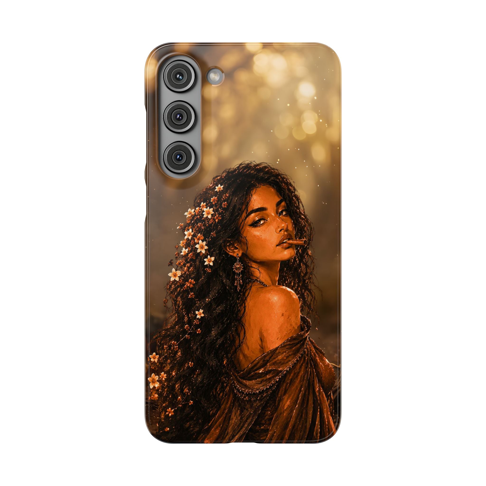 Cinnamon Girl Phone Case for iPhone 11-17 & Samsung Galaxy S20-S26