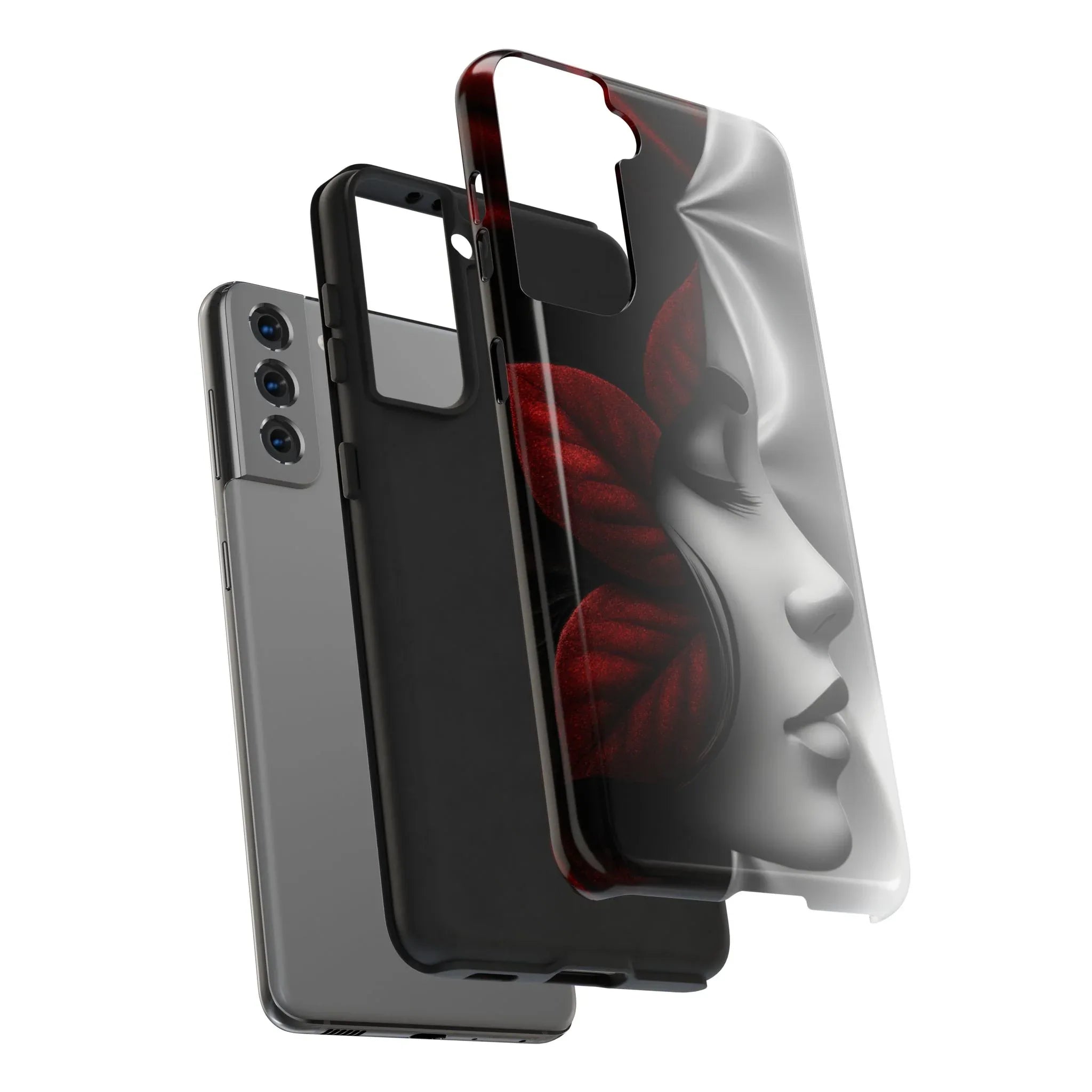 Whispered Grace Phone Case for iPhone 11-17 and Galaxy S21-S25 - KARARMDESIGN