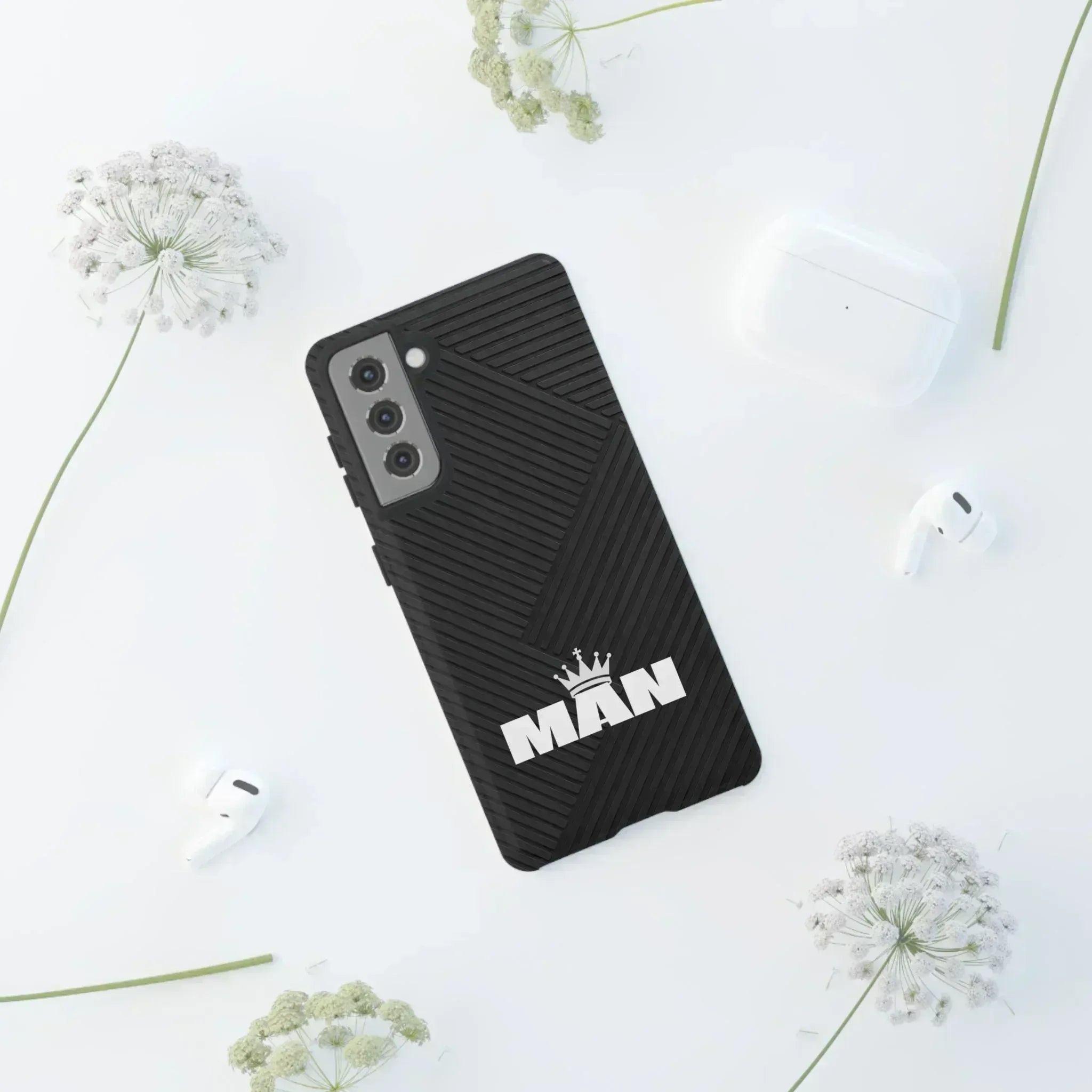 MAN Logo Phone Case for Samsung Galaxy S10-S25 - KARARMDESIGN