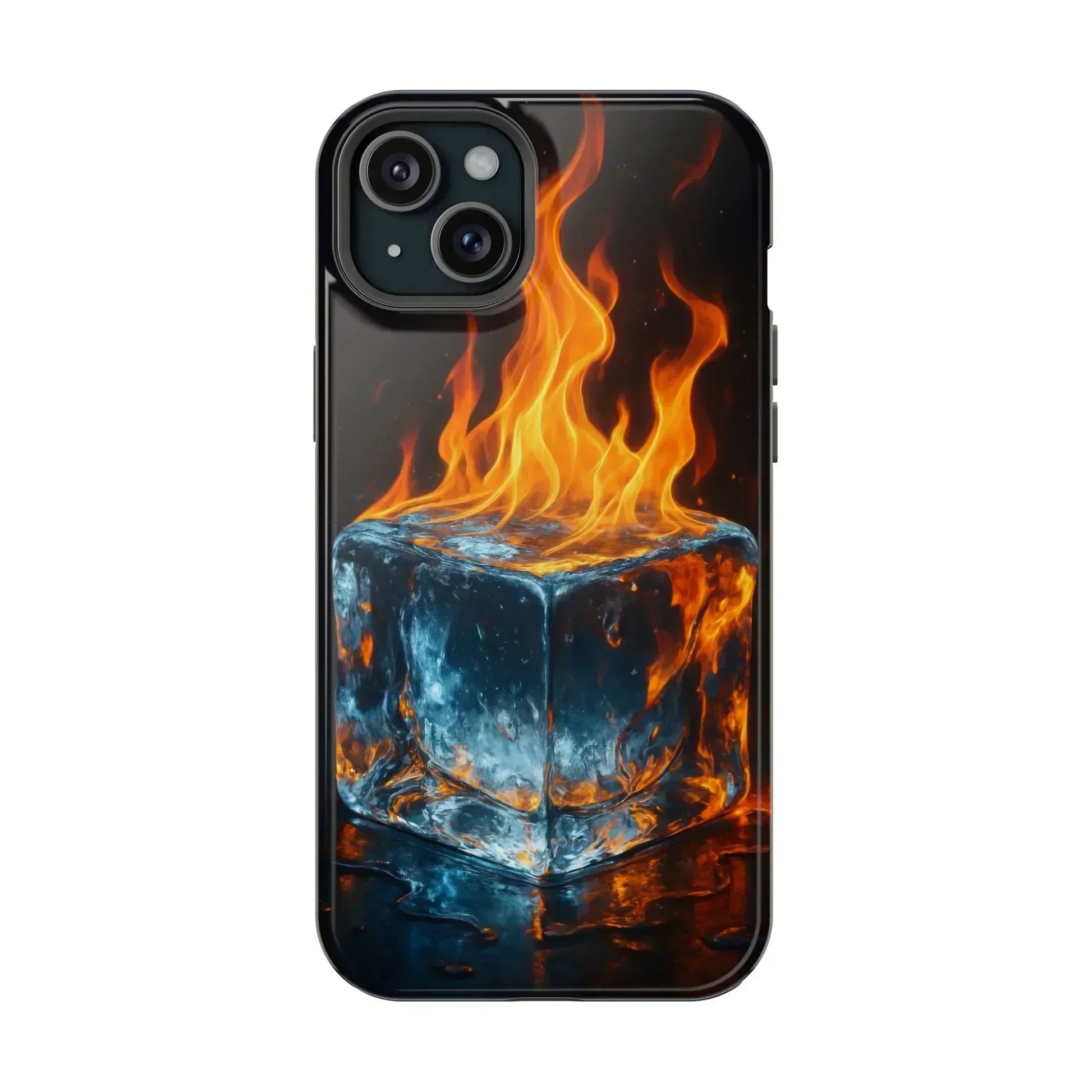 Flame Ice Phone Case for iPhone 12-16 and Galaxy S21-S22 - KARARMDESIGN