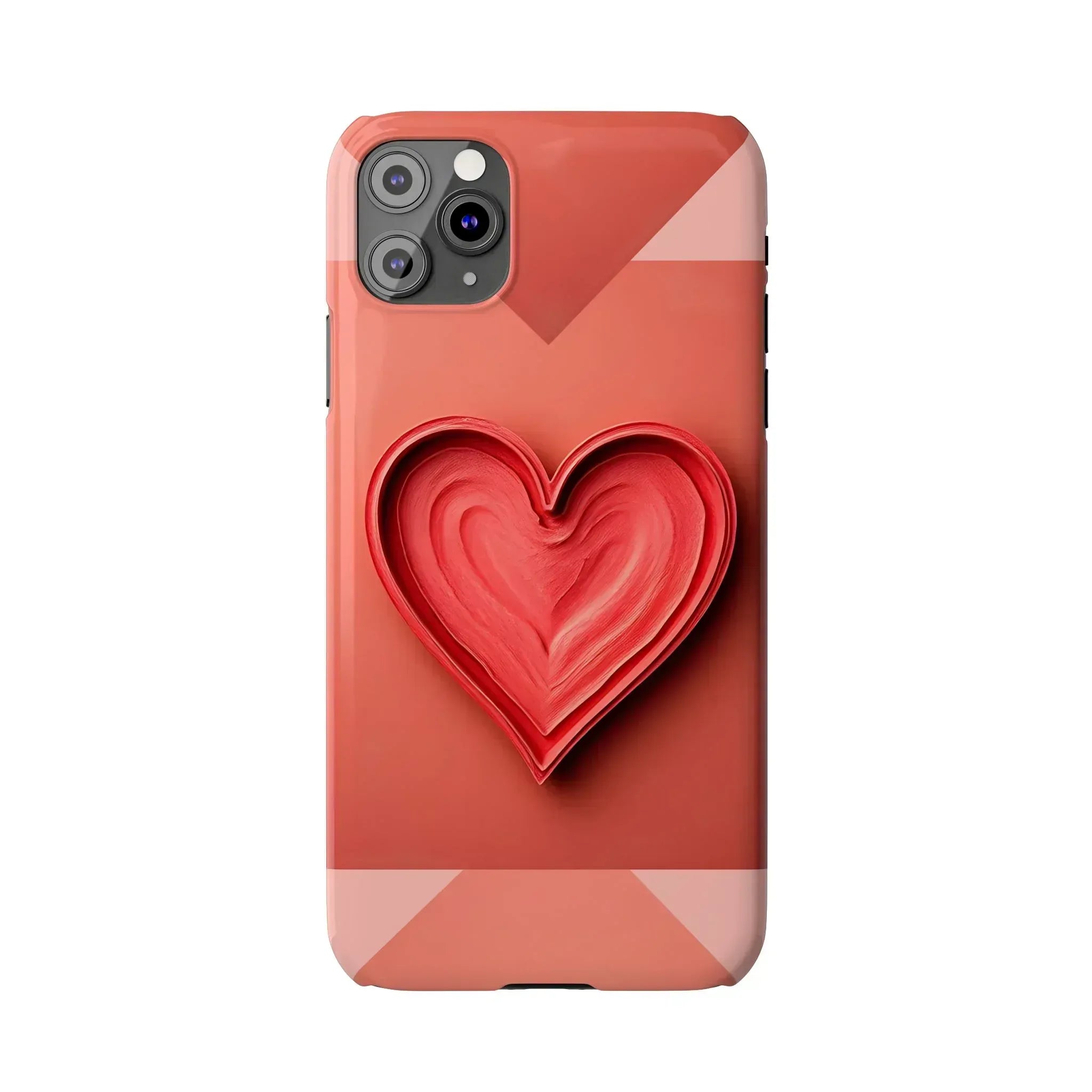 Heart Design Phone Case for iPhone 11-17 - KARARMDESIGN