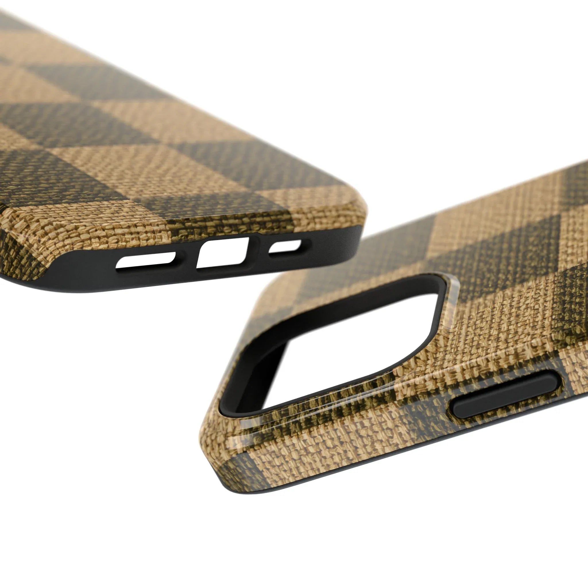 Rustic Woven Phone Case for iPhone 11-17 and Galaxy S21-S22 - KARARMDESIGN