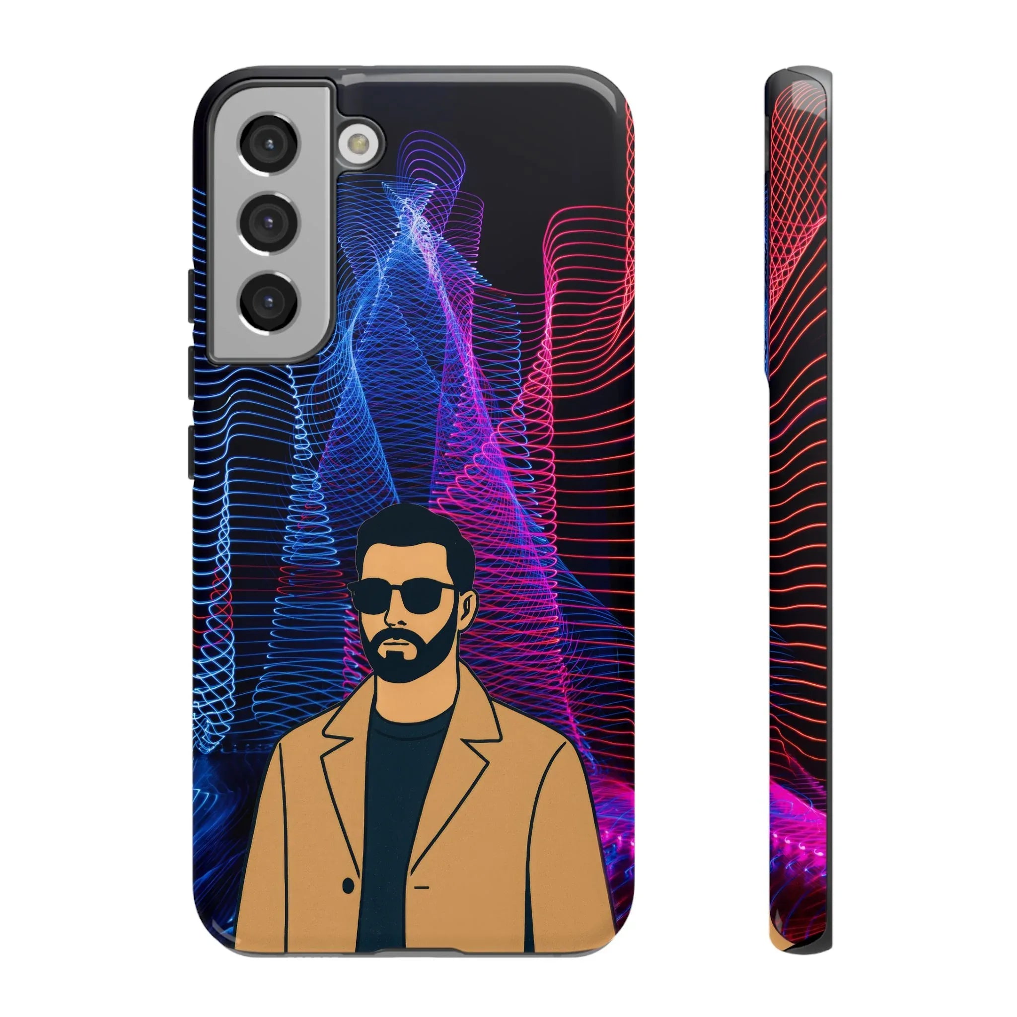 Bearded Style Phone Case for iPhone 11-17 and Galaxy S20-S25 - KARARMDESIGN