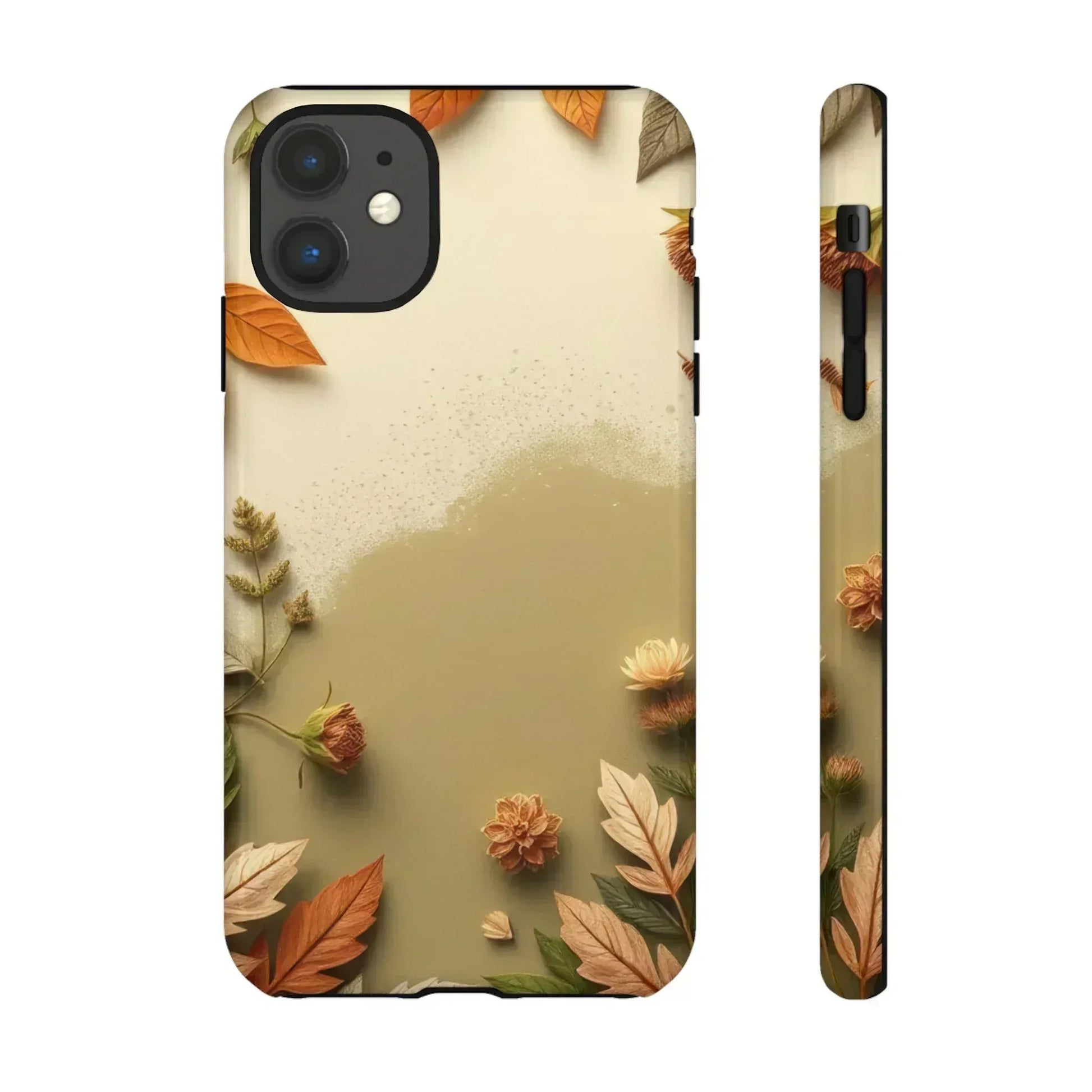 Autumn Leaves Phone Case for iPhone 8–16 and Galaxy S10–S25 - KARARMDESIGN