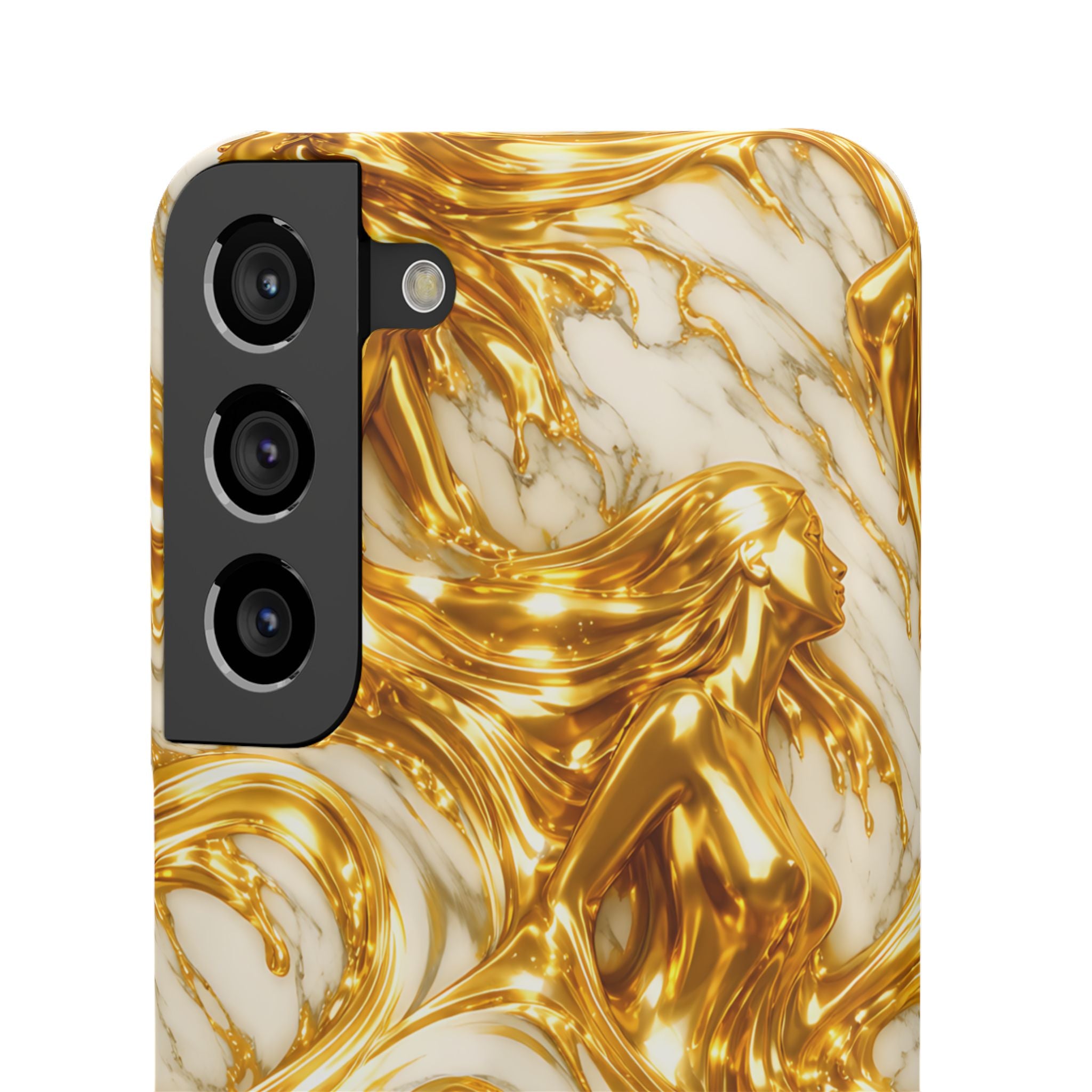 Divine Gold Woman Snap Phone Case for iPhone & Galaxy