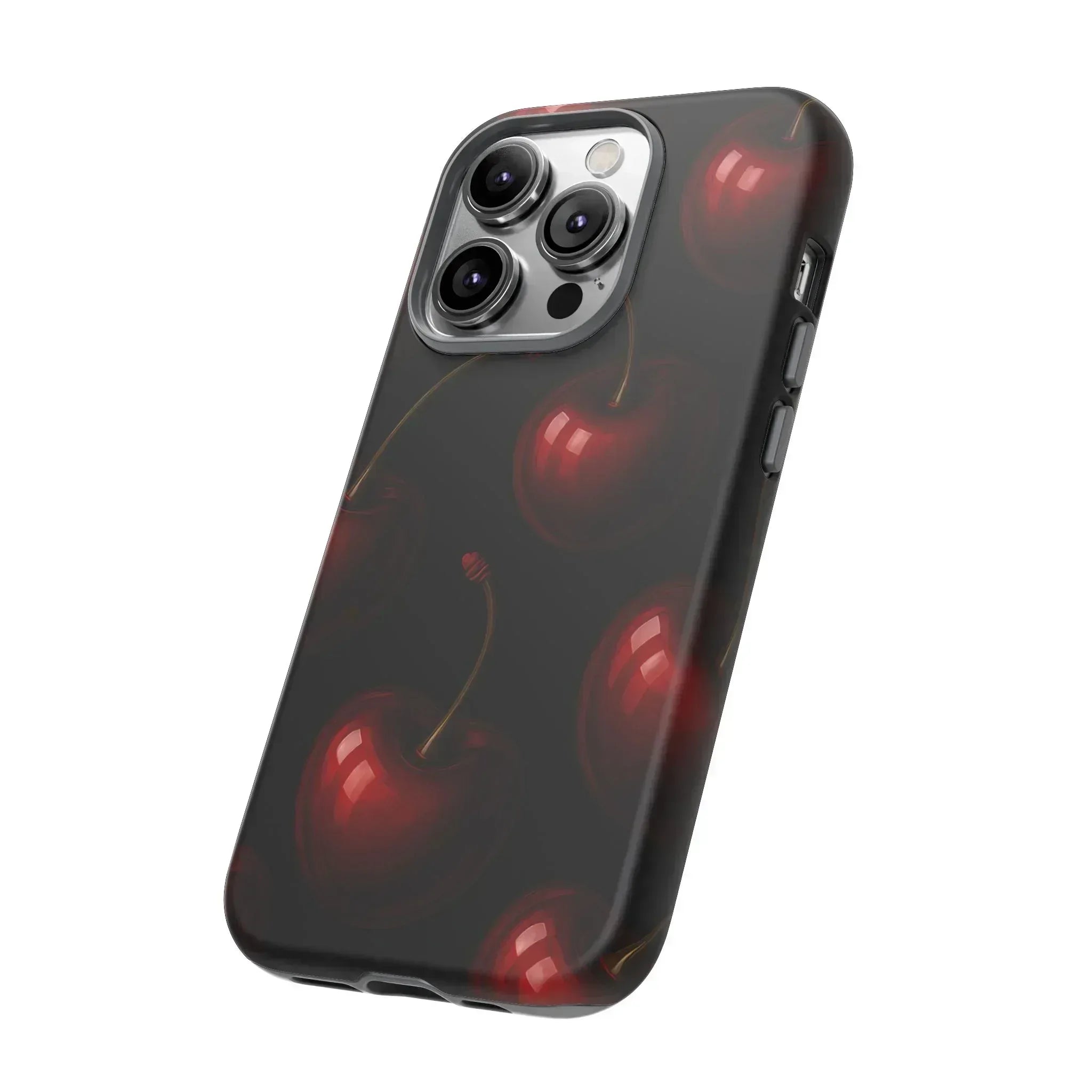 Cherry Phone Case for iPhone X-16 and Galaxy S20-S25 - KARARMDESIGN