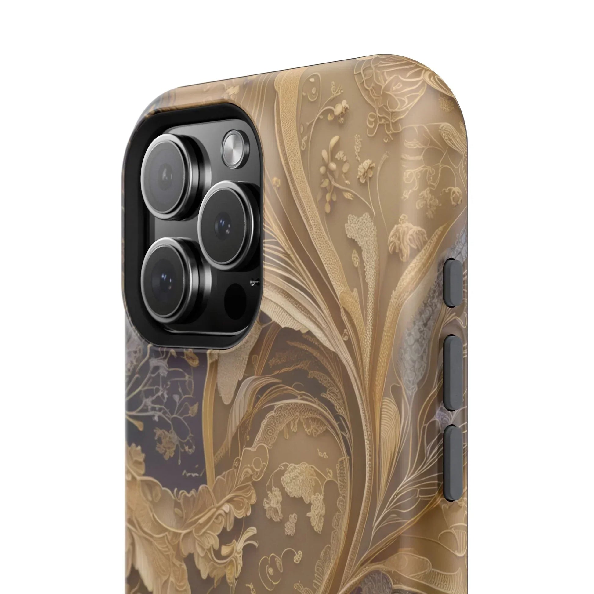 Botanical Luxury Design Impact-Resistant Phone Case for iPhone 12-16 and Galaxy S21-S22 Models - KarArmDesign