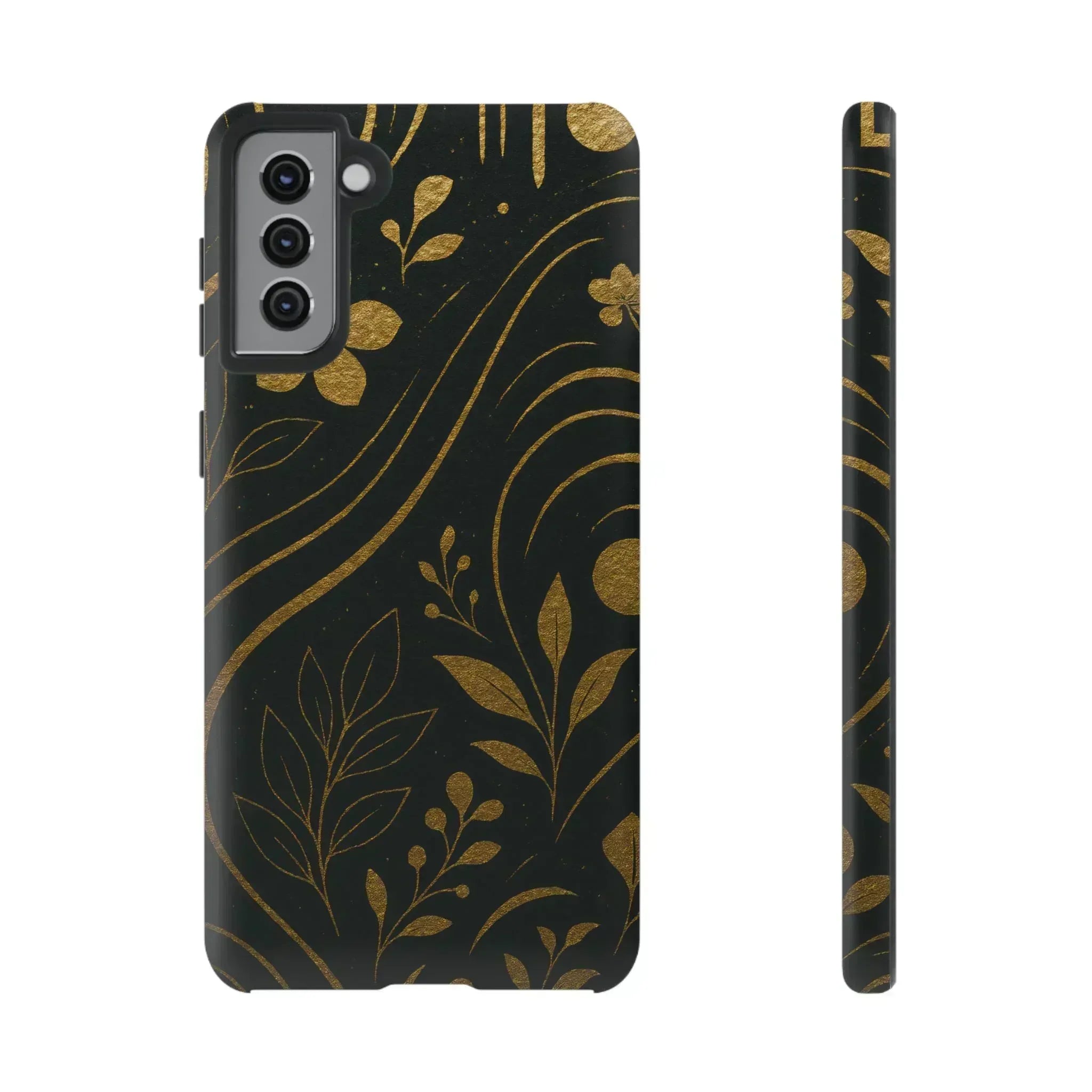 Gold Pattern Phone Case for Galaxy and Pixel - KARARMDESIGN