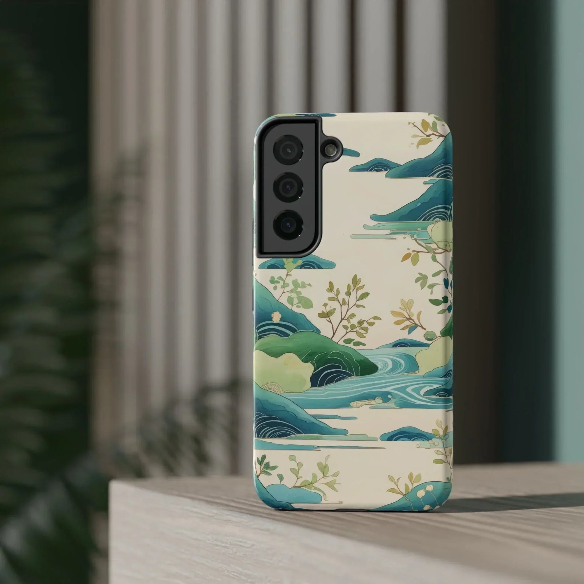 Nature Landscape Phone Case for iPhone 12-16 and Samsung Galaxy S21-S22 Models - KarArmDesign
