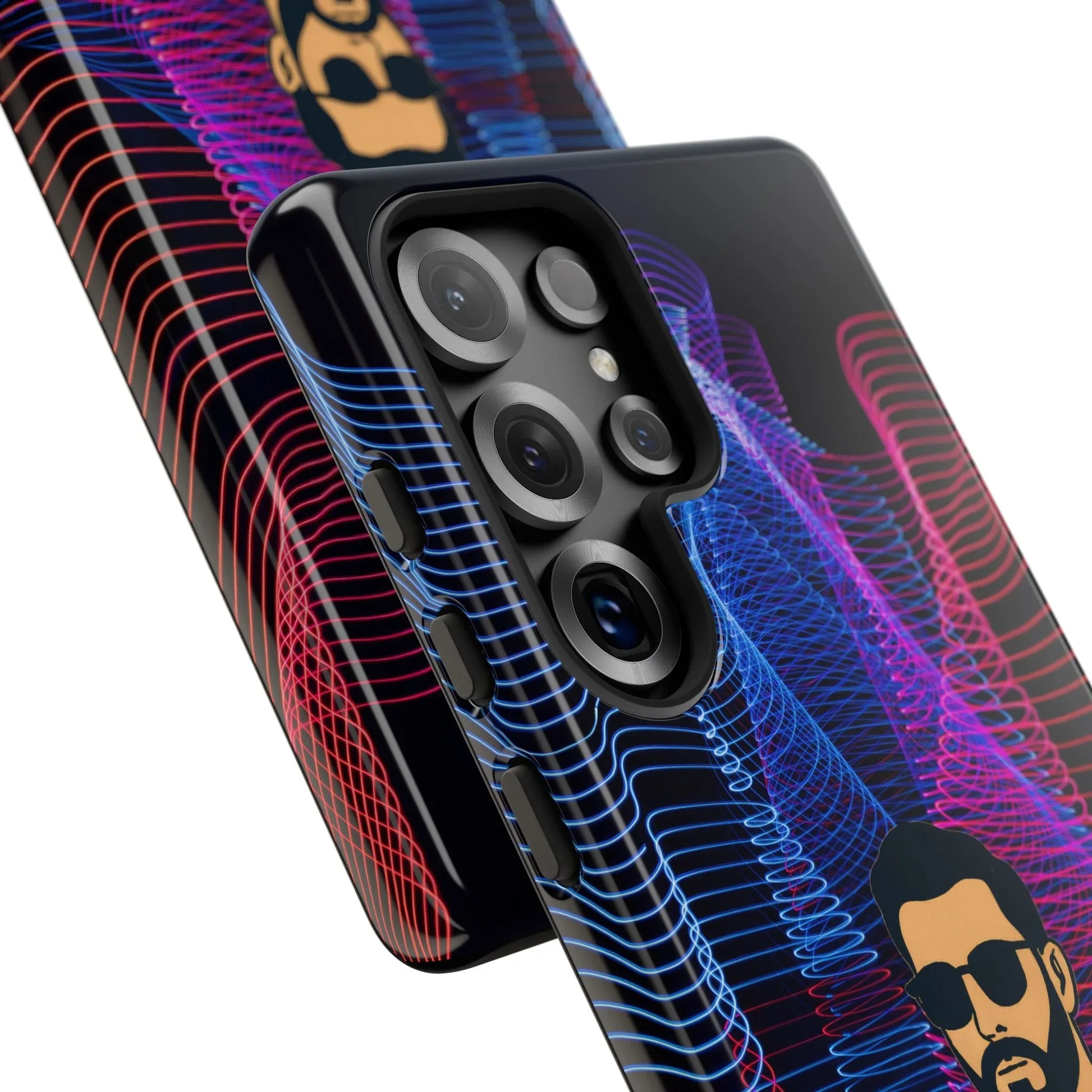 Bearded Style Phone Case for iPhone 11-17 and Galaxy S20-S25 - KARARMDESIGN