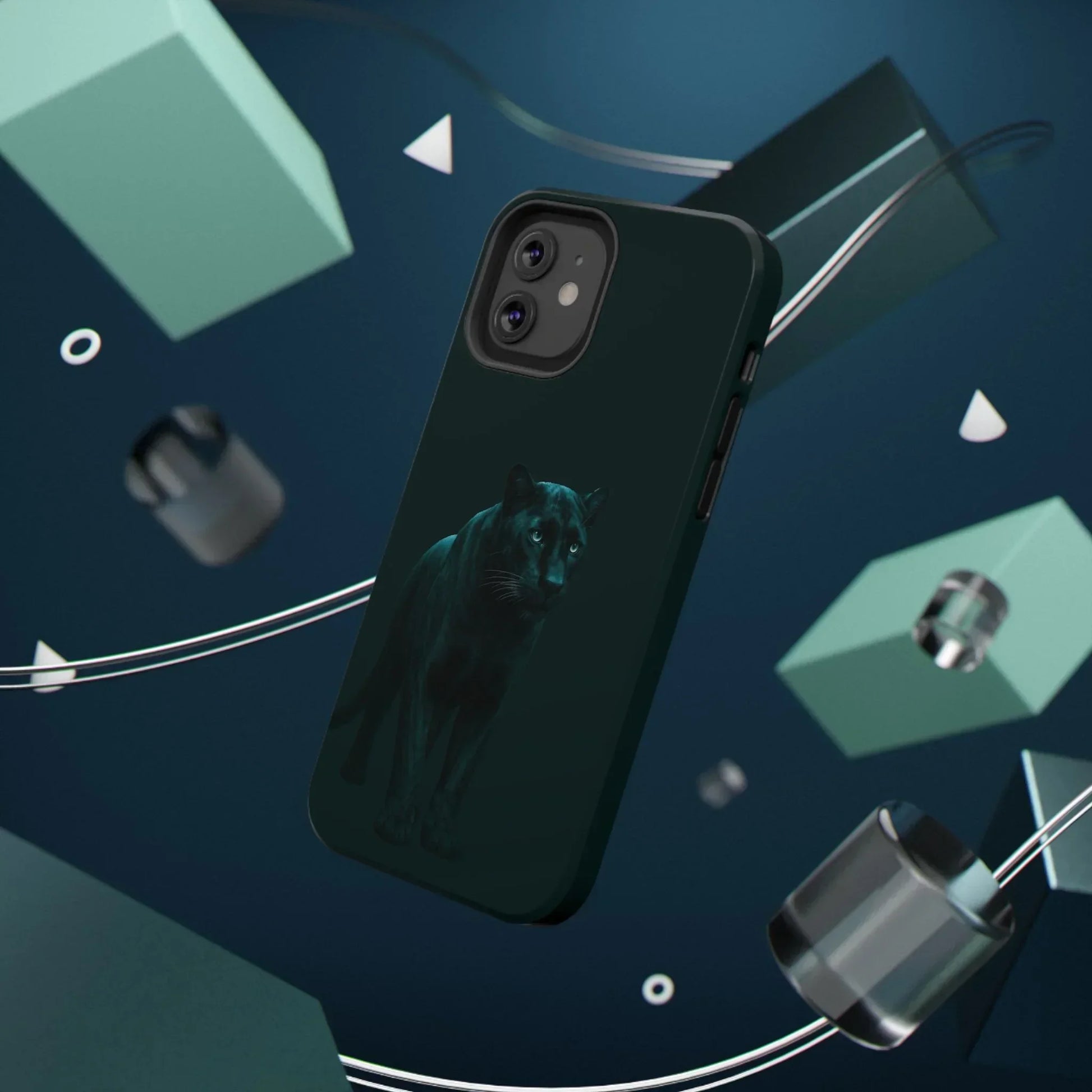 Black Panther Phone Case for iPhone 12-16 and Samsung Galaxy S21-S22 Models - KarArmDesign