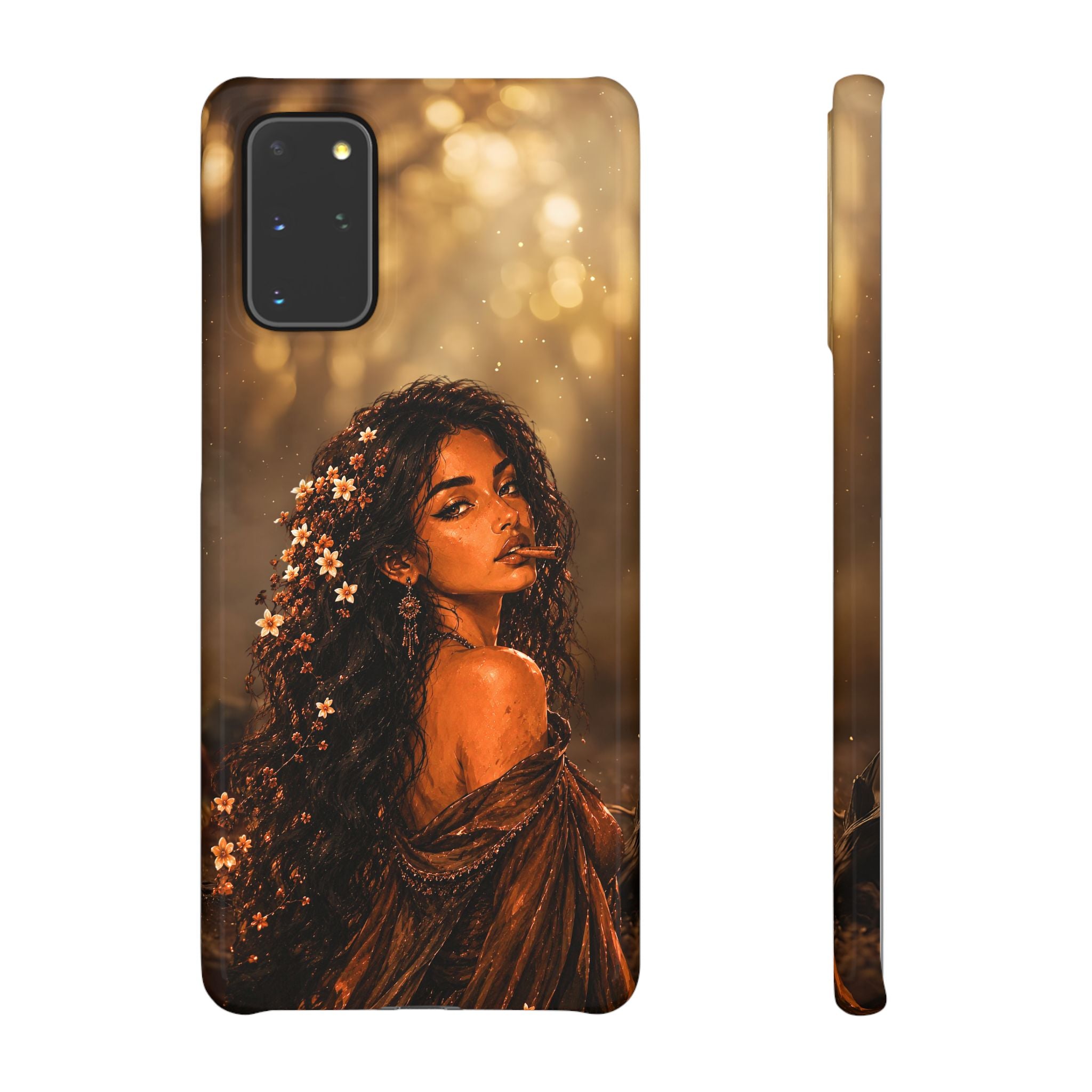 Cinnamon Girl Phone Case for iPhone 11-17 & Samsung Galaxy S20-S26