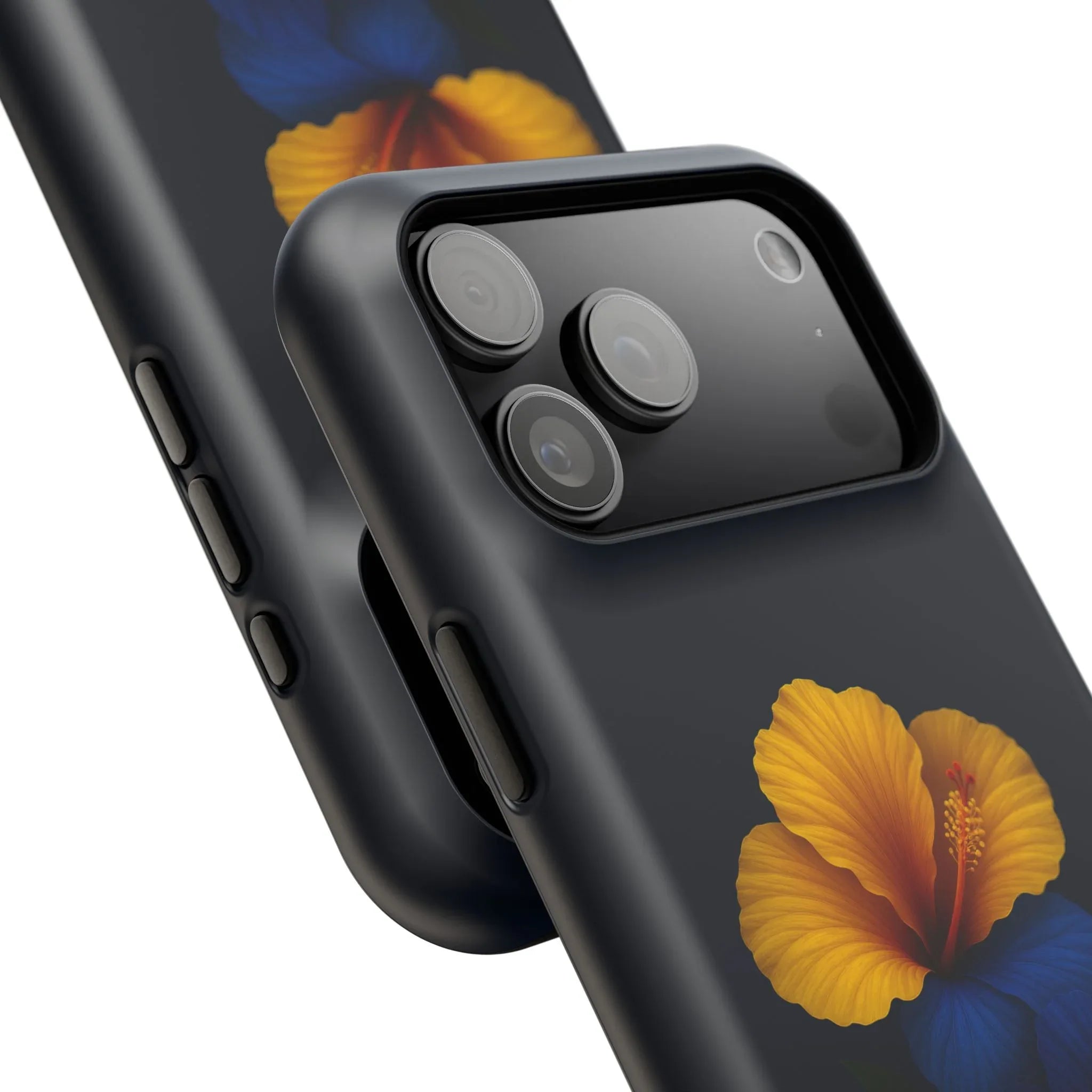 Elegant Hibiscus Phone Case for iPhone 11-17 and Galaxy S21-S22 - KARARMDESIGN