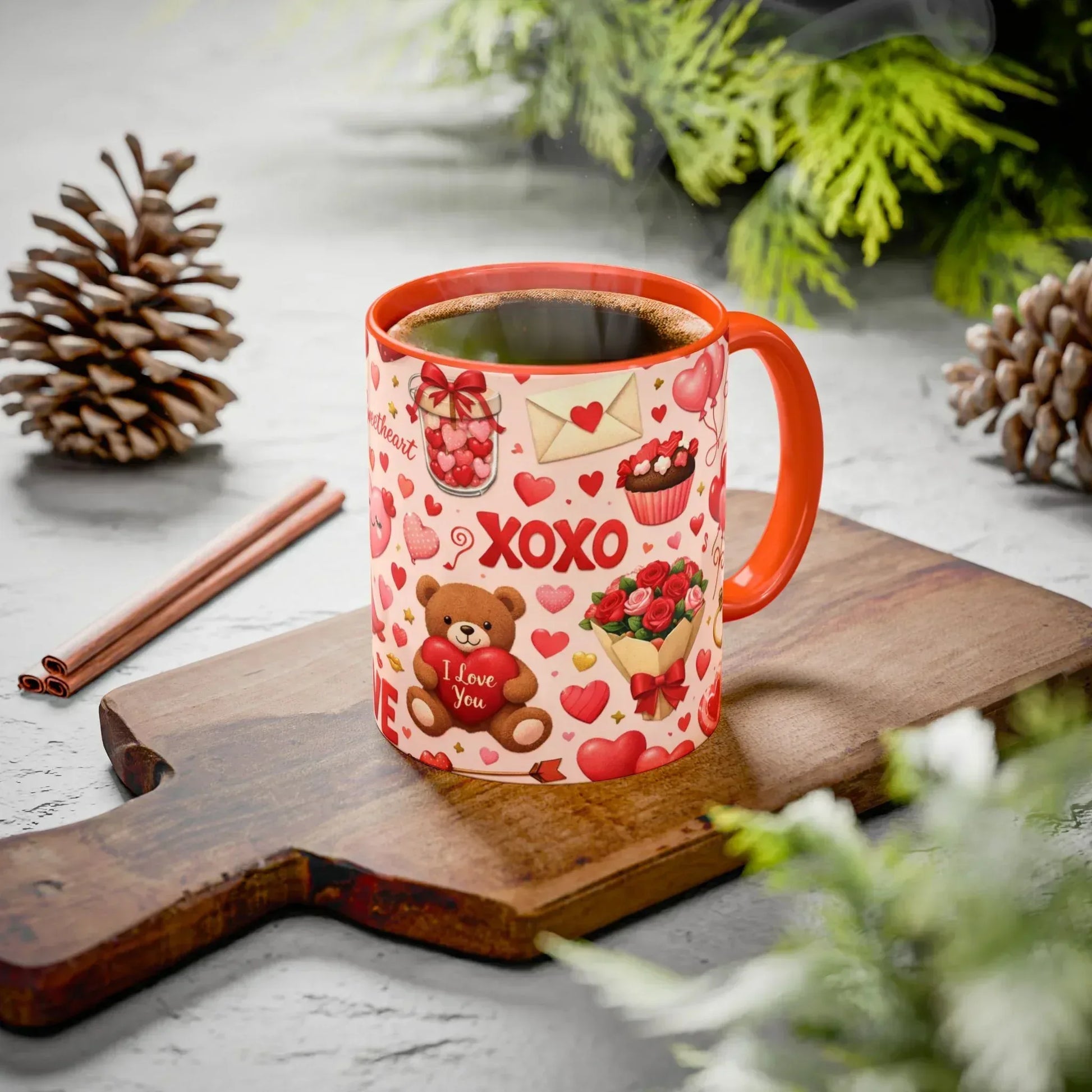 Sweetheart Love Mug - Colorful Mugs (11oz, 15oz) - KARARMDESIGN