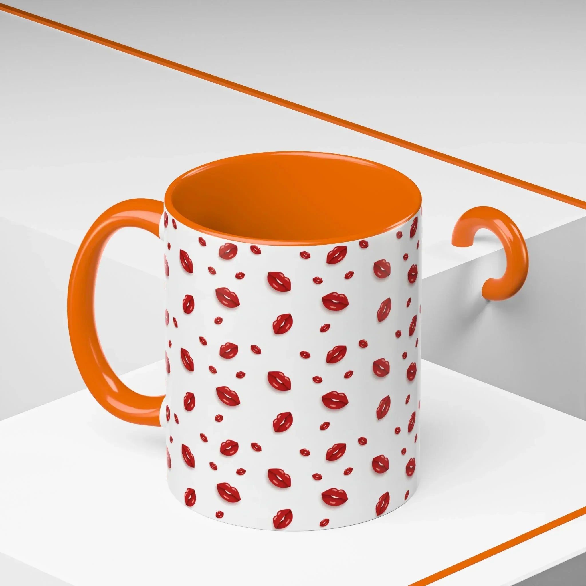 Hot Lips Mug - Accent Coffee Mug (11, 15oz) - KARARMDESIGN