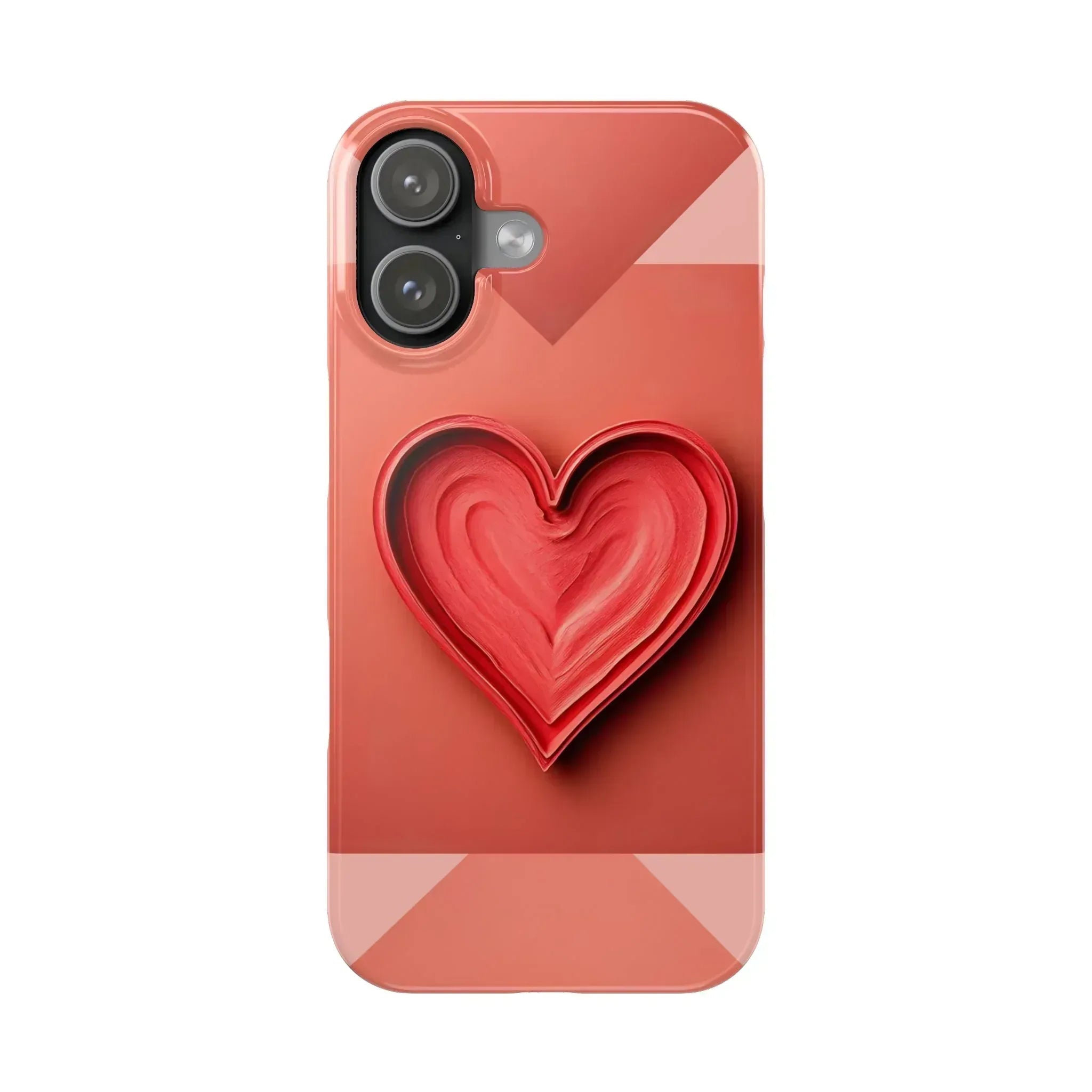 Heart Design Phone Case for iPhone 11-17 - KARARMDESIGN