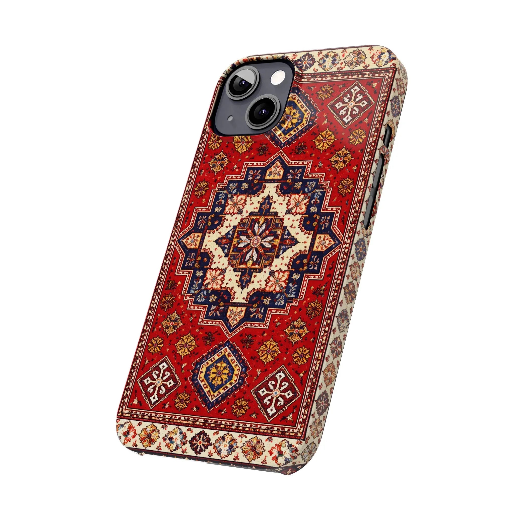 Armenian Carpet Pattern Phone Case for iPhone 11-16 - KARARMDESIGN