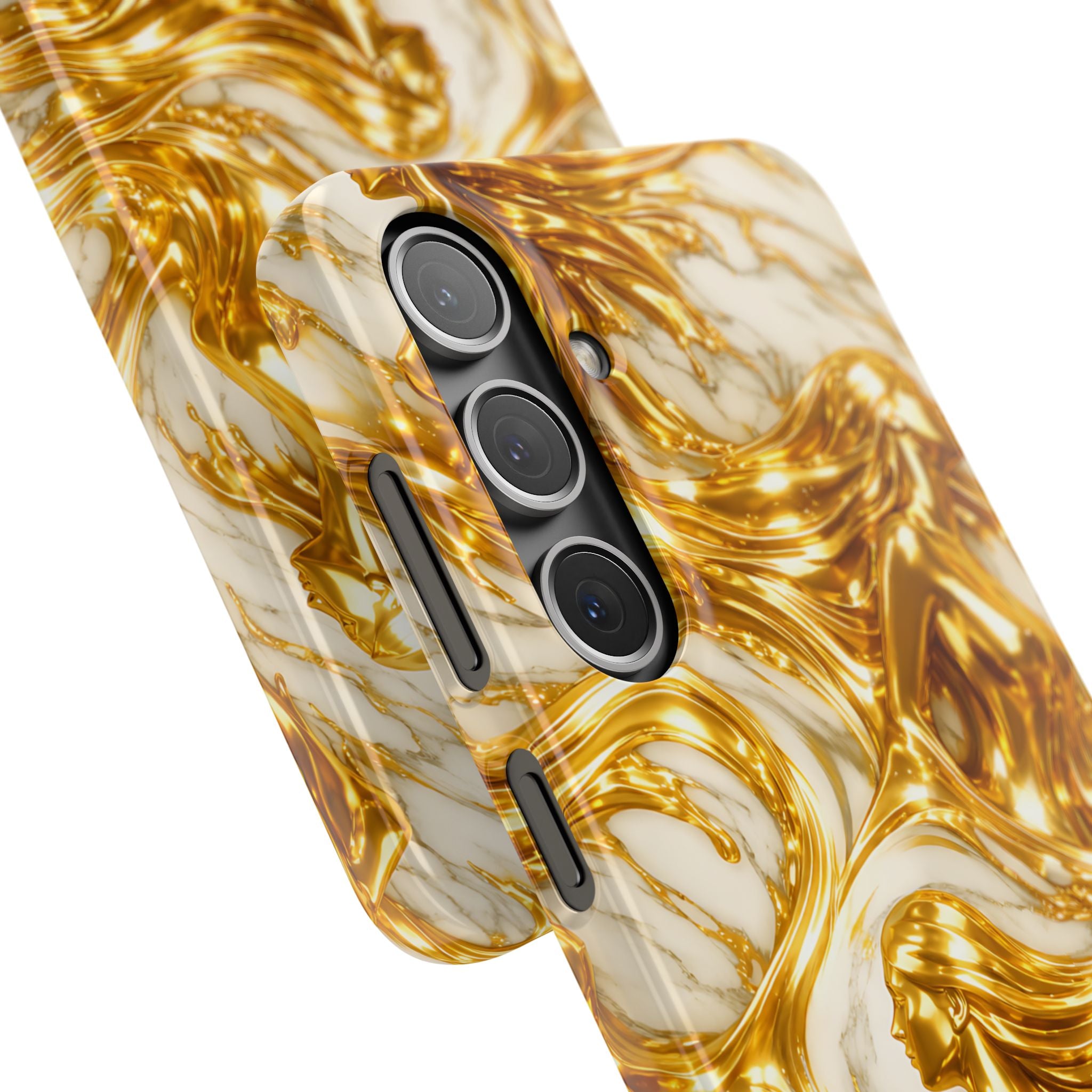 Divine Gold Woman Snap Phone Case for iPhone & Galaxy