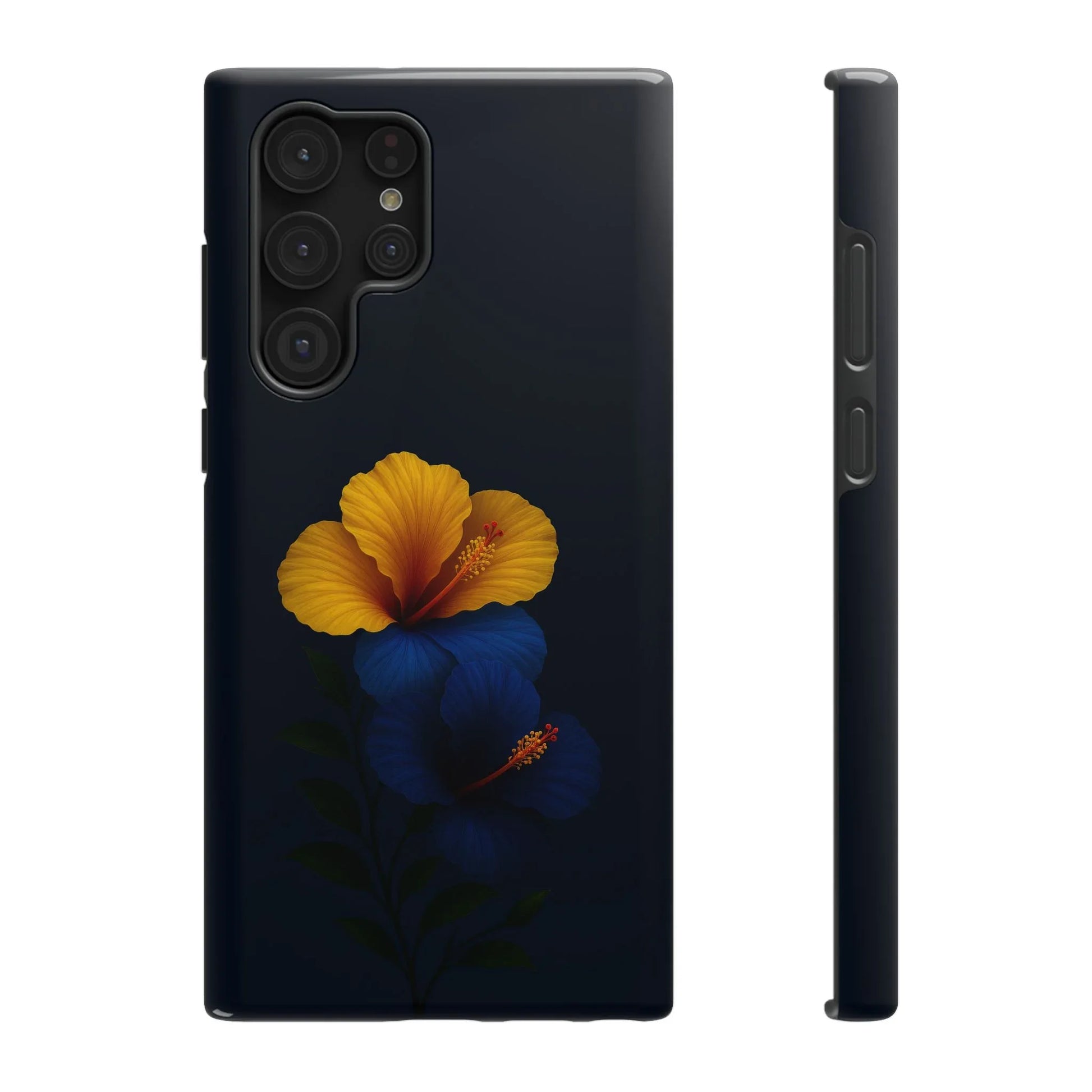 Elegant Hibiscus Phone Case for iPhone 11-17 and Galaxy S21-S22 - KARARMDESIGN