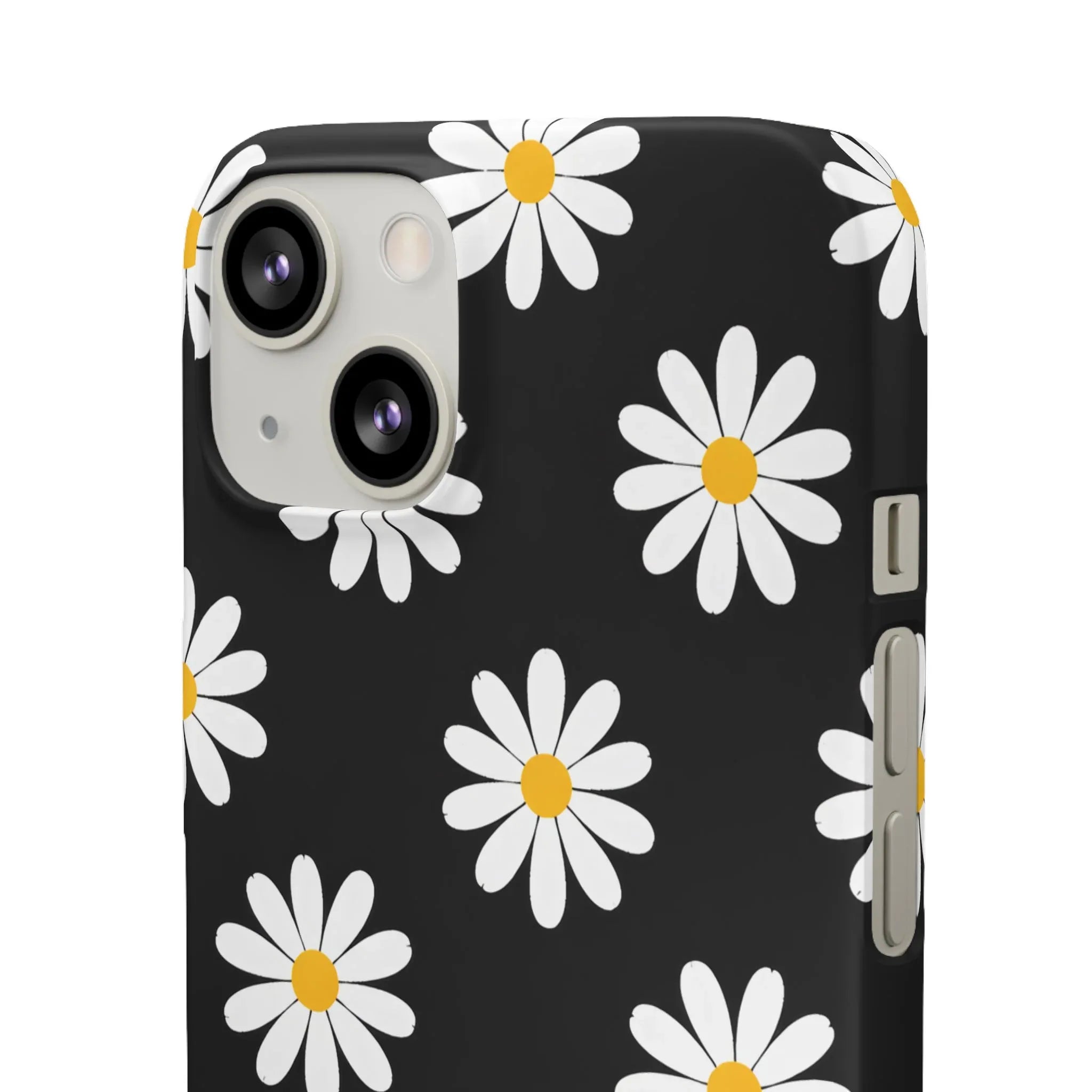 Daisy Charm Phone Case for iPhone 11-17 and Galaxy S20-S25 - KARARMDESIGN