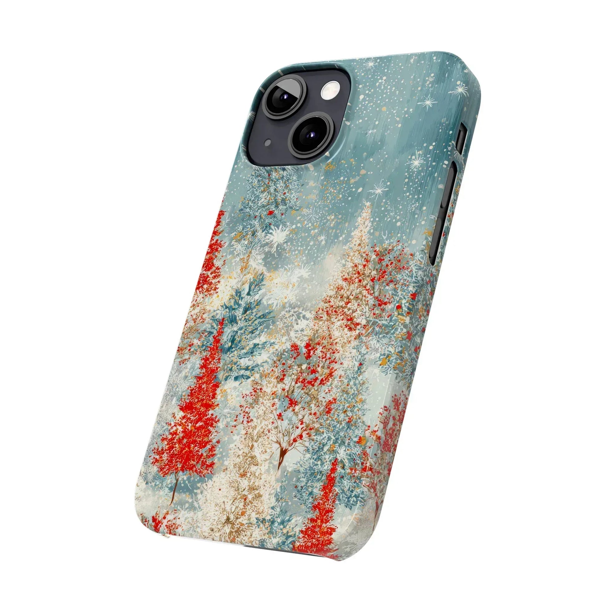 Snowy Forest Phone Case for iPhone 11-17 - KARARMDESIGN