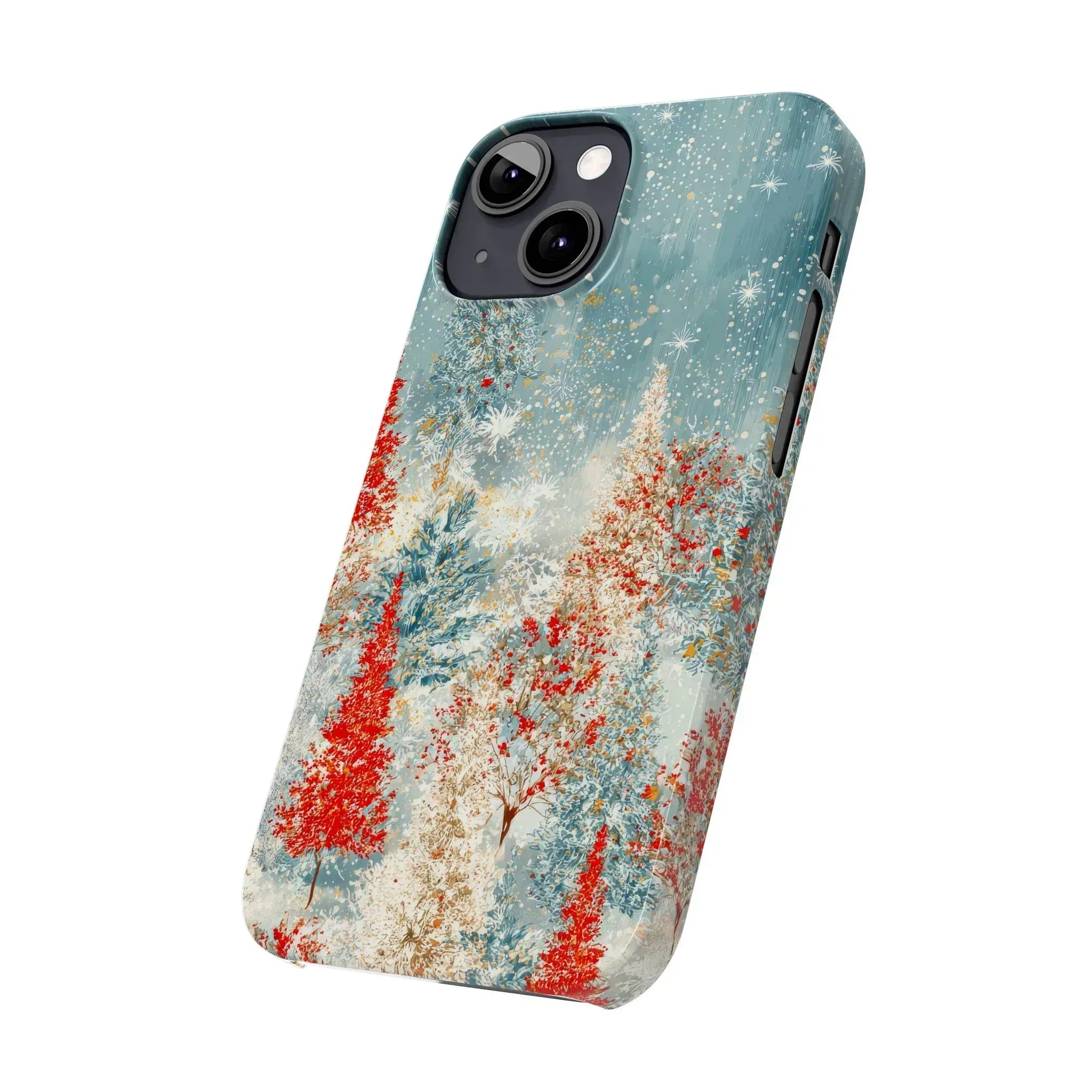 Snowy Forest Phone Case for iPhone 11-17 - KARARMDESIGN