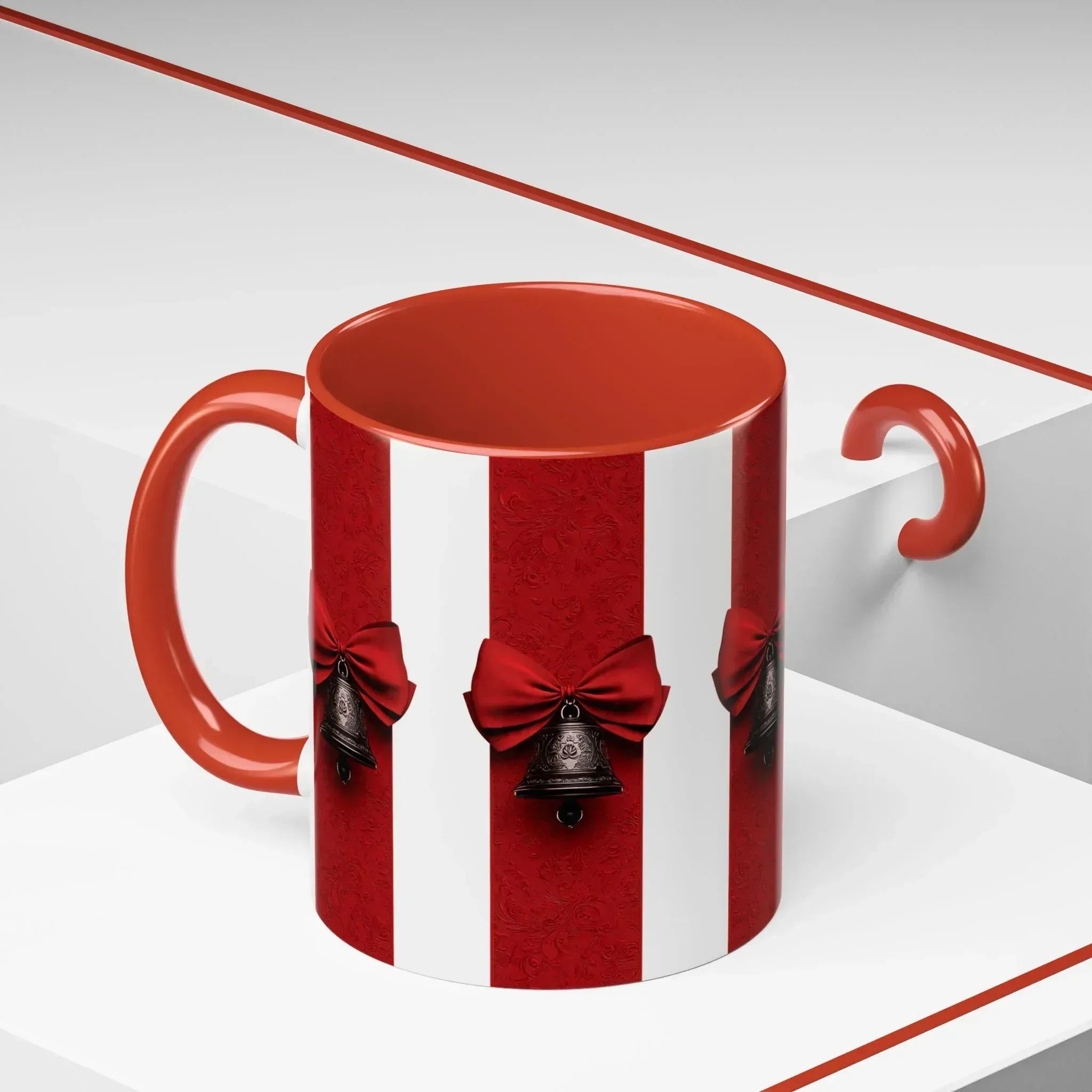 Holiday Bells Mug - Accent Coffee Mug (11, 15oz) - KARARMDESIGN