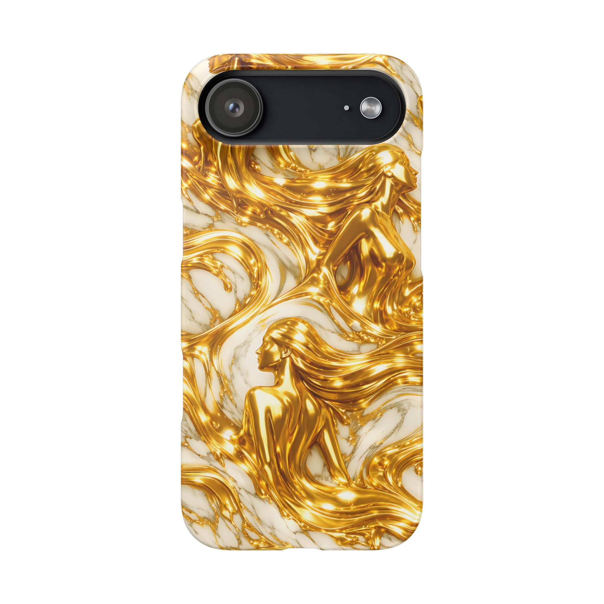 Divine Gold Woman Snap Phone Case for iPhone & Galaxy