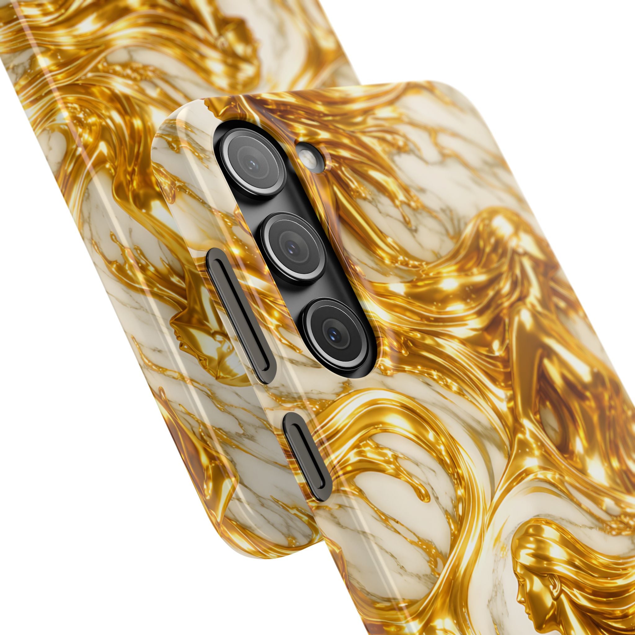 Divine Gold Woman Snap Phone Case for iPhone & Galaxy