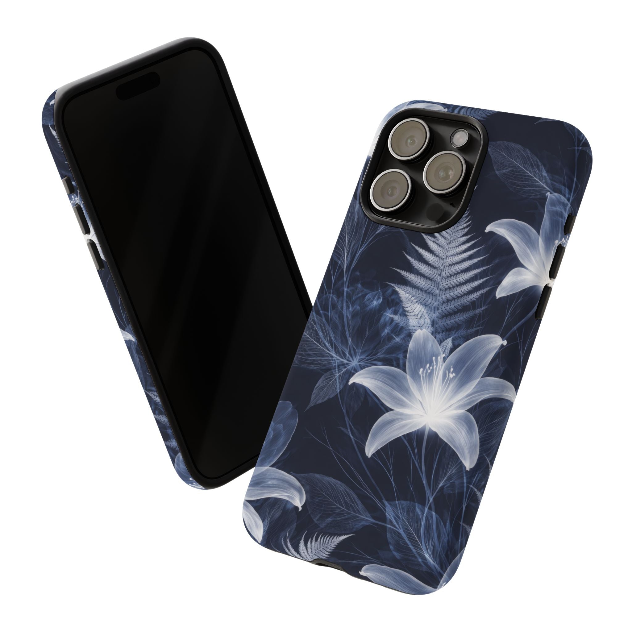 Moonlight Garden Phone Case for iPhone 11-17 and Galaxy S20-S26