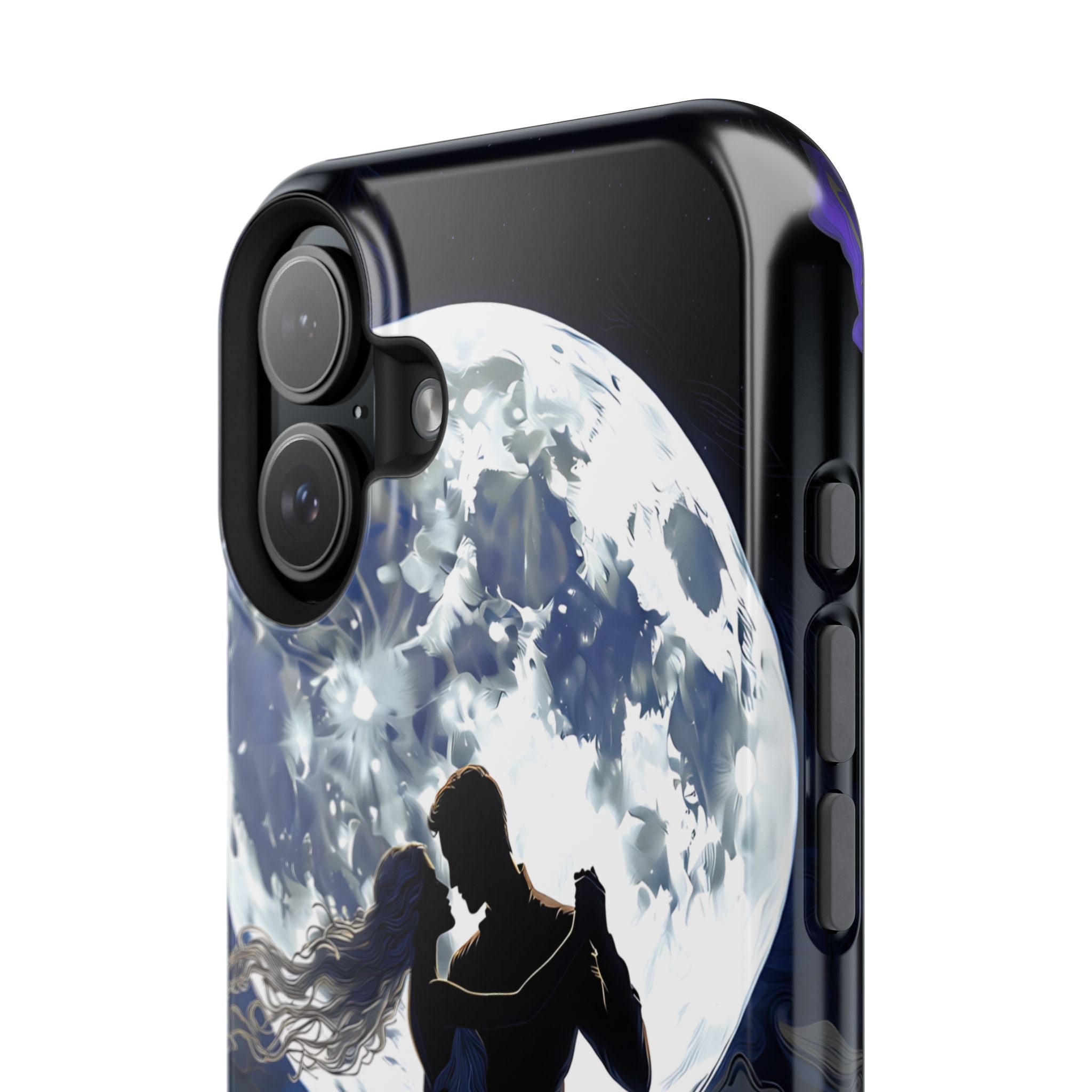 Romantic Moonlight Dance Magnetic Phone Case – iPhone 15–17 & Samsung Galaxy S26