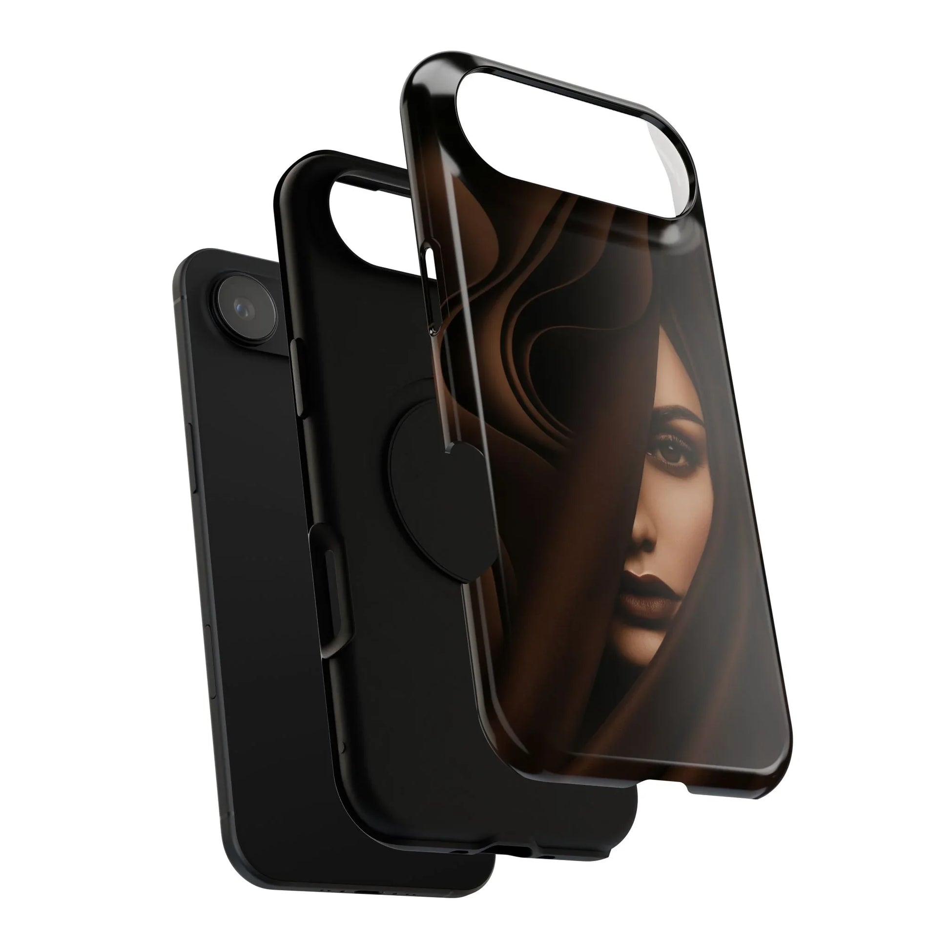Mystery Woman Phone Case for iPhone 17, Air, Pro, Pro Max - KARARMDESIGN