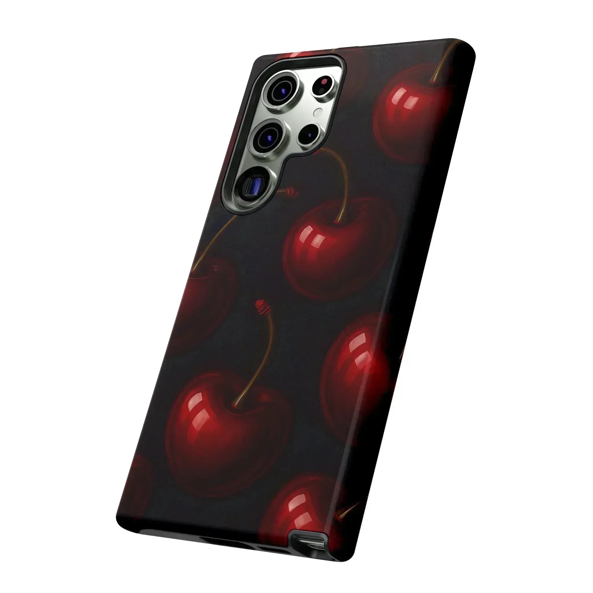 Cherry Phone Case for iPhone X-16 and Galaxy S20-S25 - KARARMDESIGN