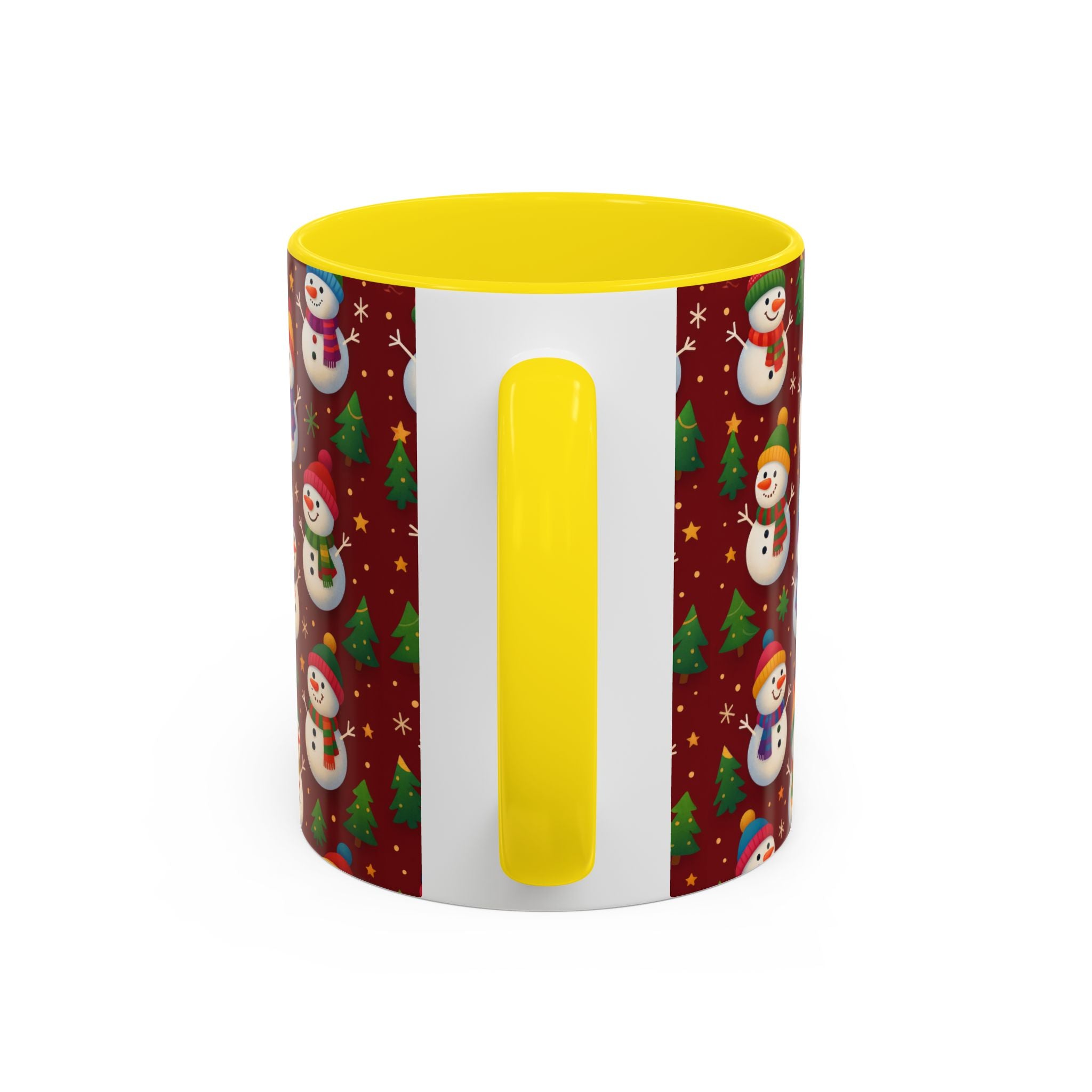 Festive Snowman Parade Accent Coffee Mug (11oz)