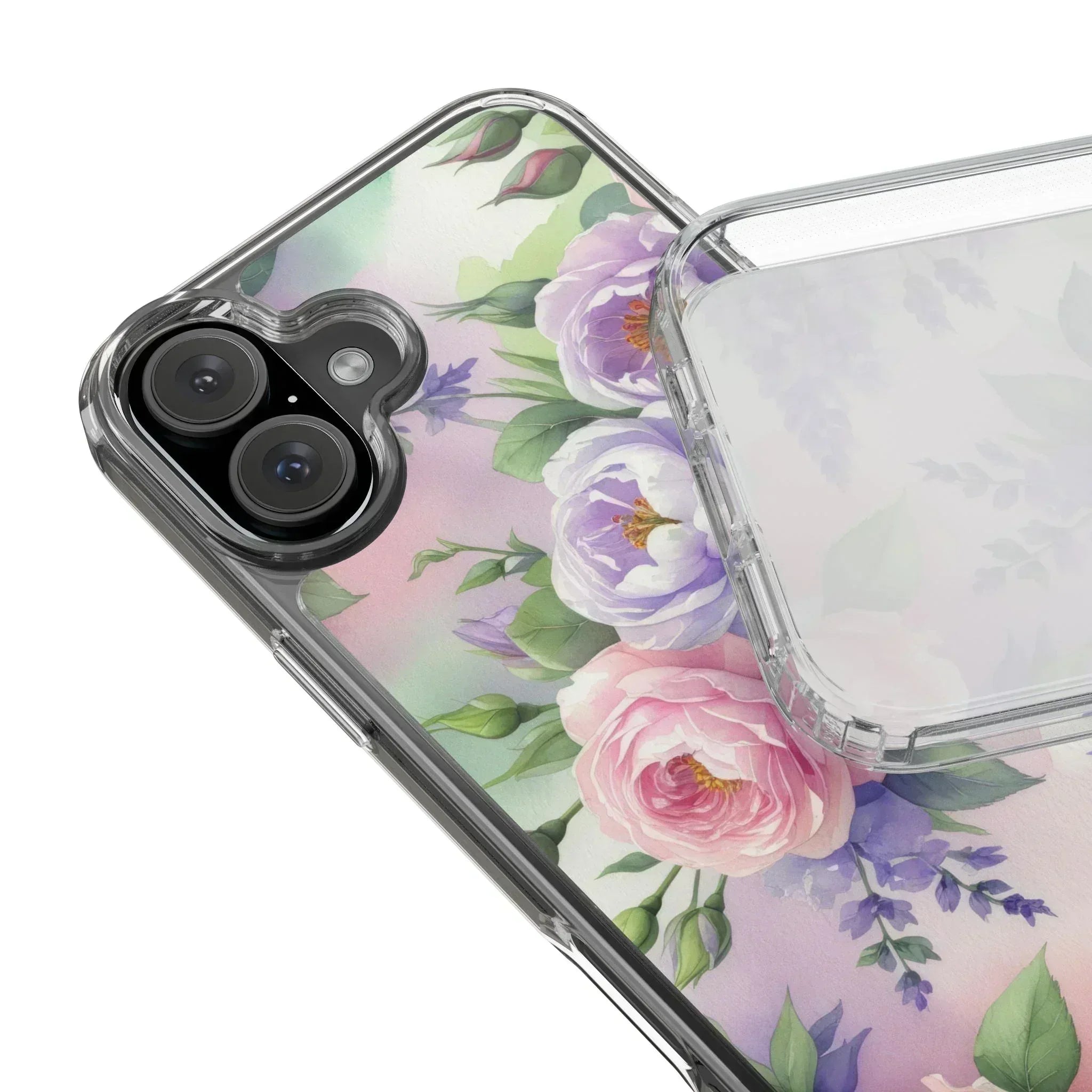 Clear Phone Case for iPhone 12-16 and Samsung Galaxy S21 - KARARMDESIGN